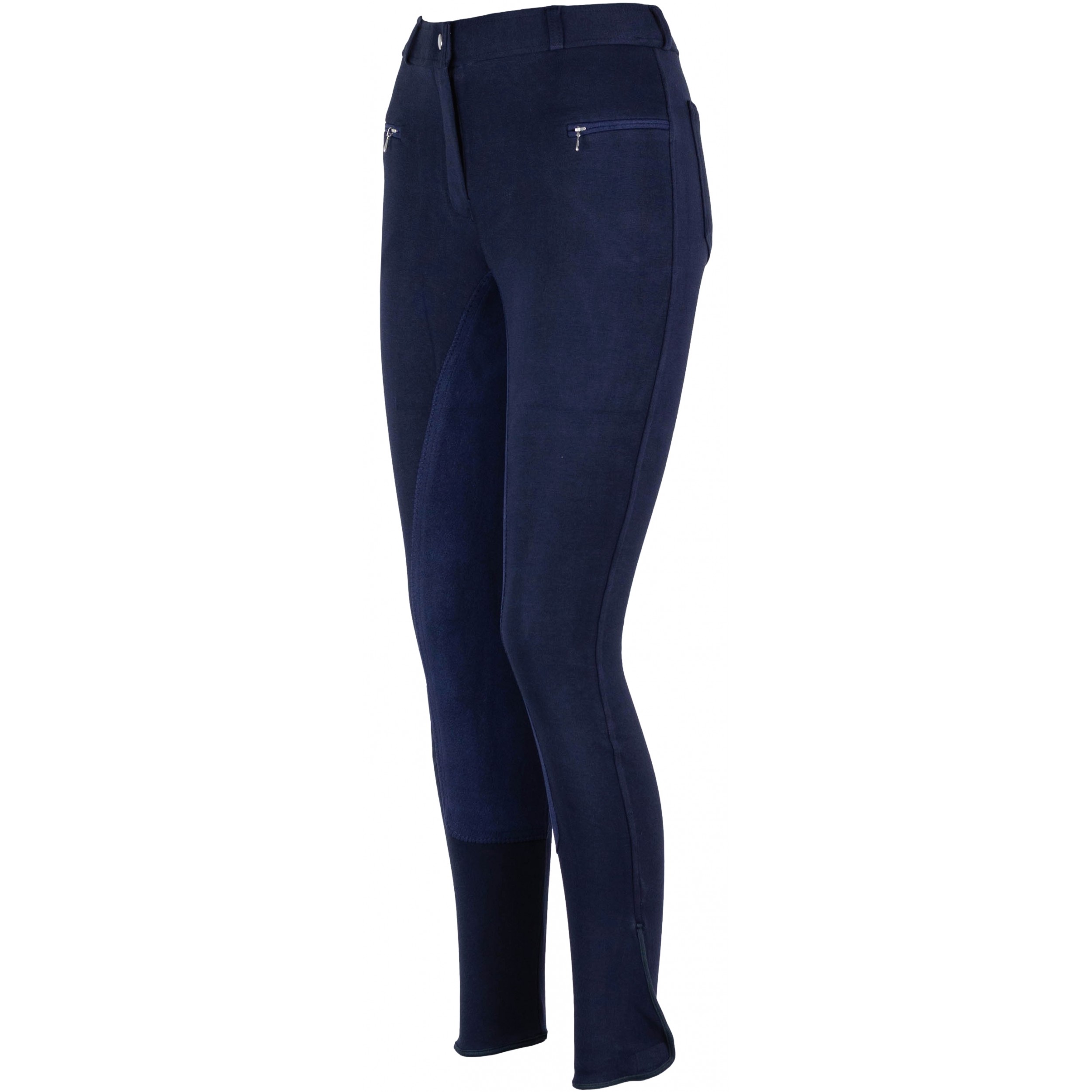 Damen Reithose Vollbesatz BASICLINE dunkelblau