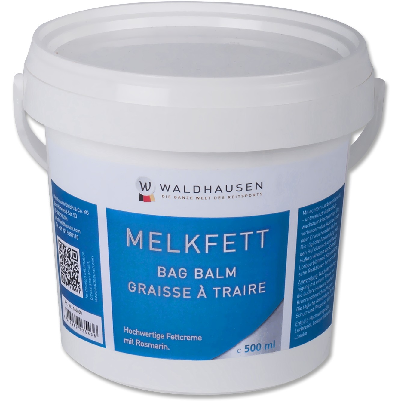 Melkfett Hautbalsam 500ml 