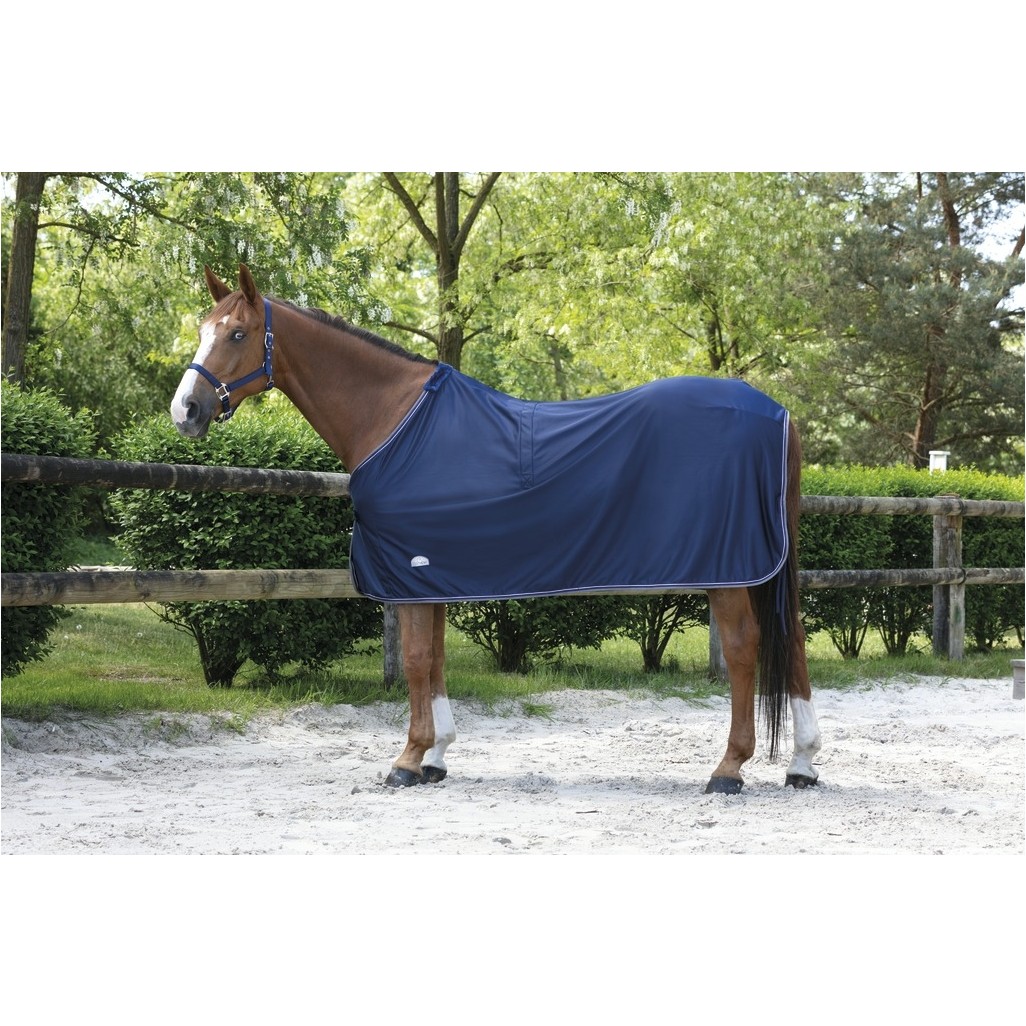 Abschwitzdecke Standard MICROFLEECE marineblau