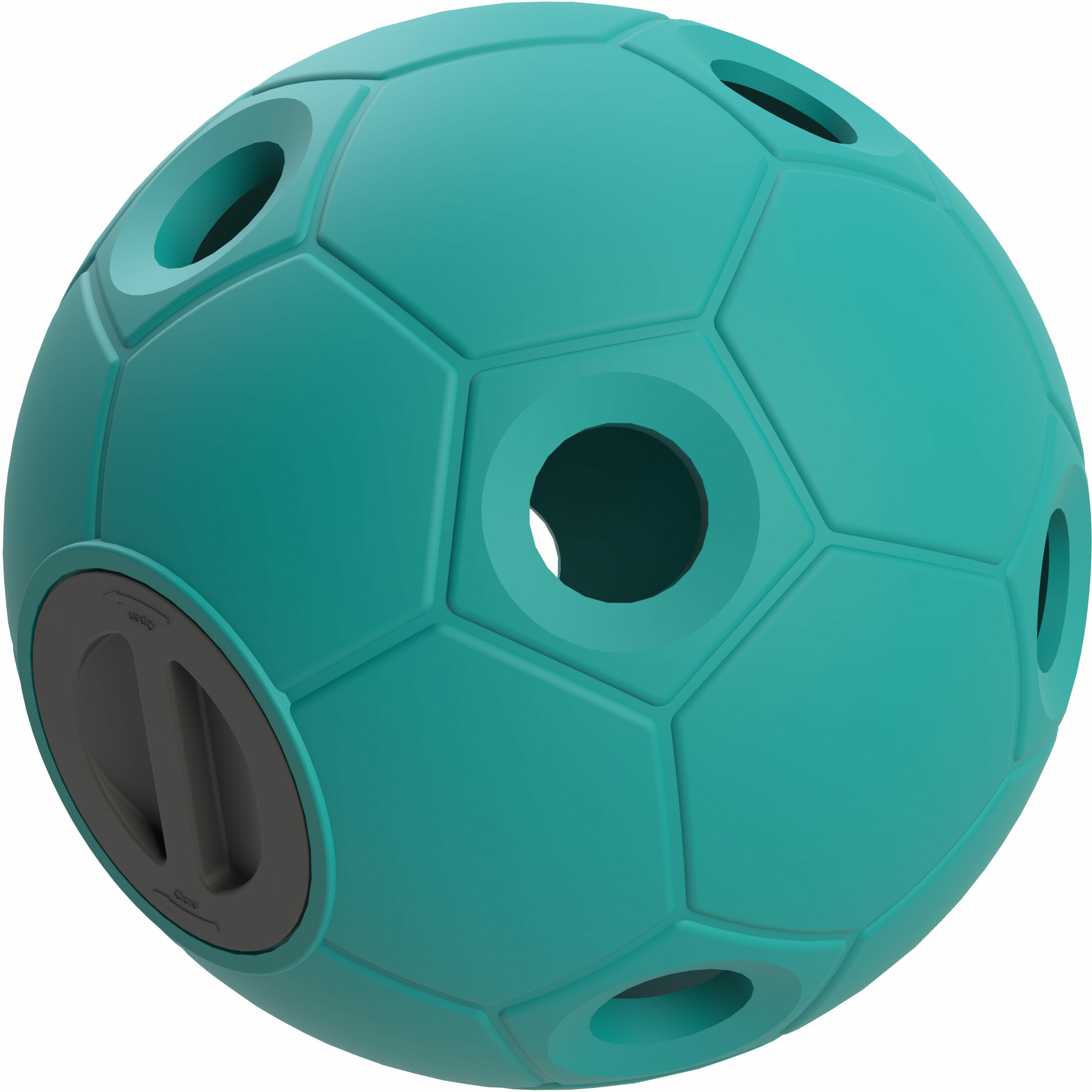 Futterspielball SOCCER aquamarin