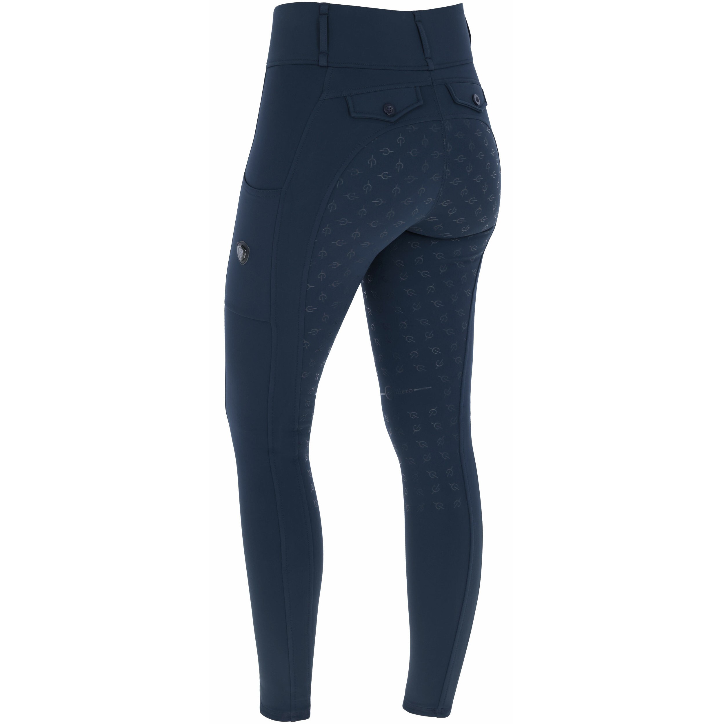 Damen Reitleggings Silikon Vollbesatz H/W24 dark navy