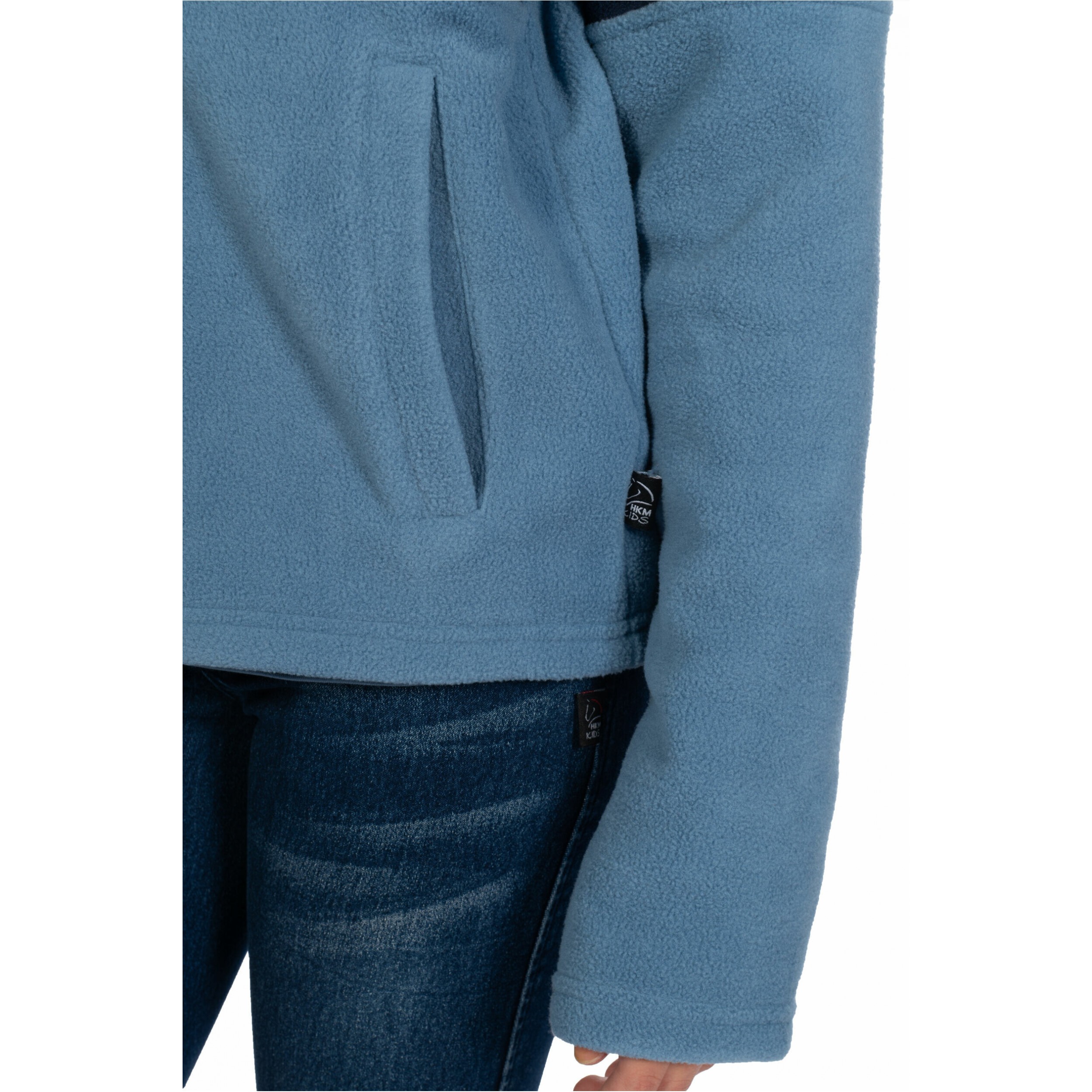 Kinder Fleecejacke AYMEE rauchblau