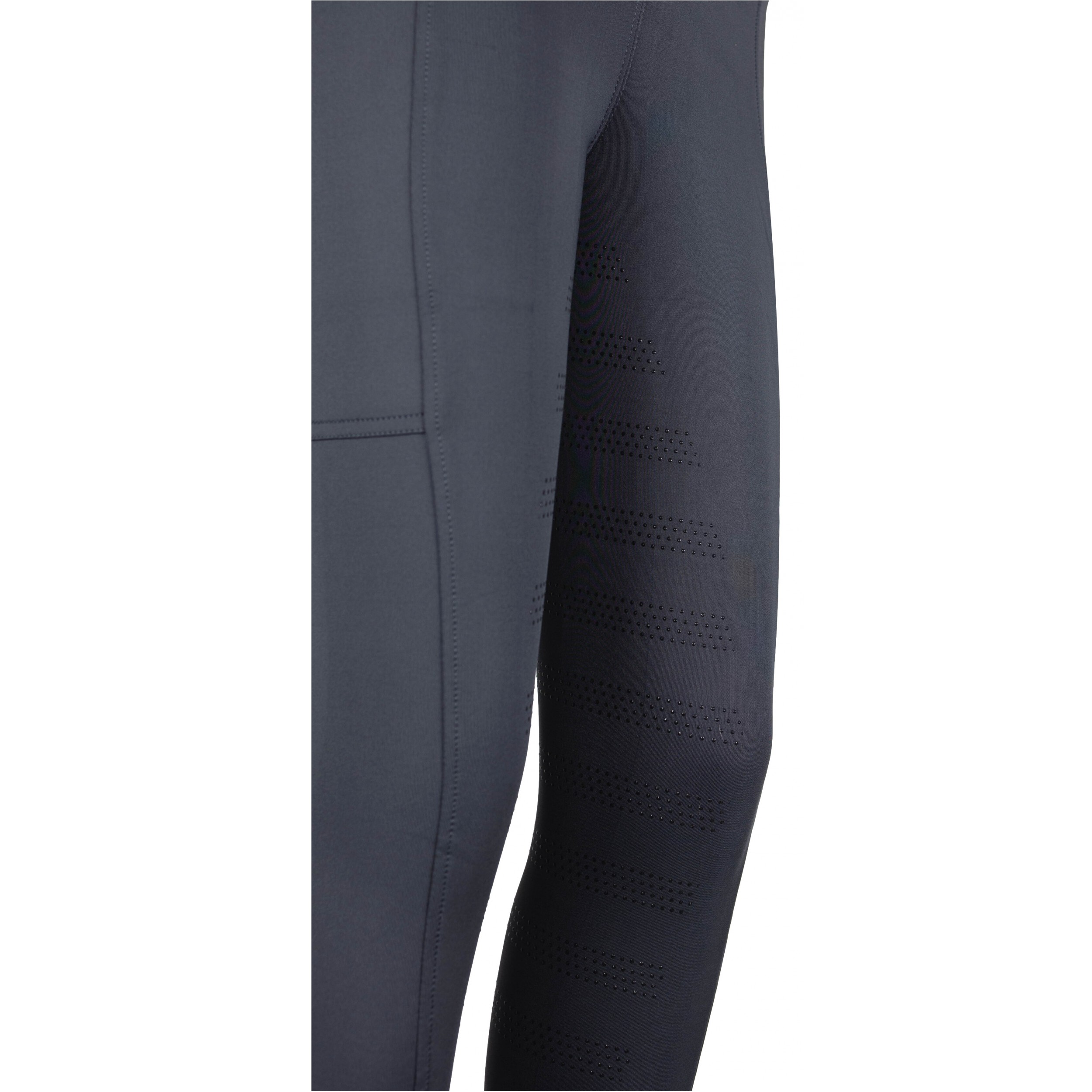 Damen Reitleggings Silikon Vollbesatz ARIELLA graphit