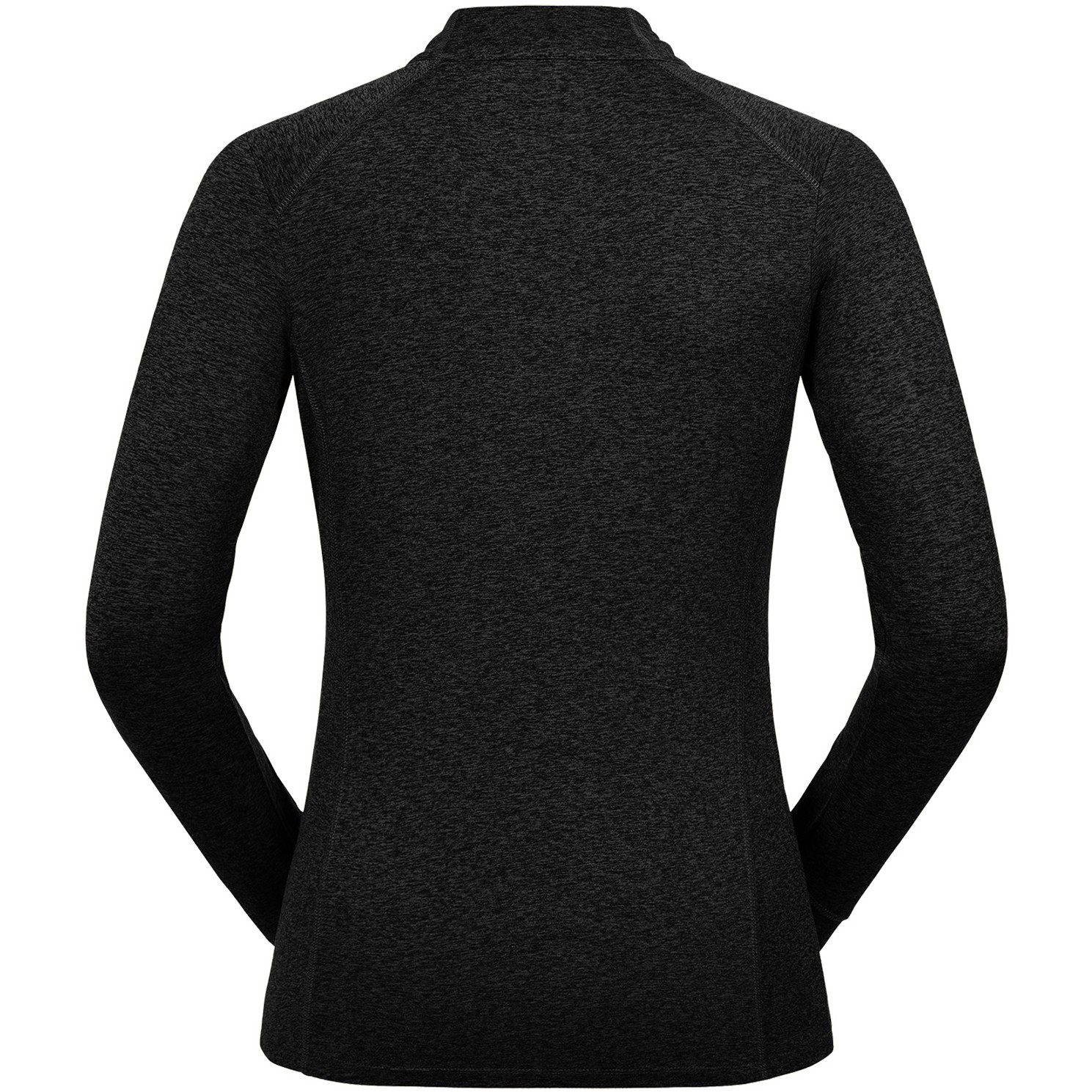 Damen Funktions-Zip-Shirt MILANO schwarz