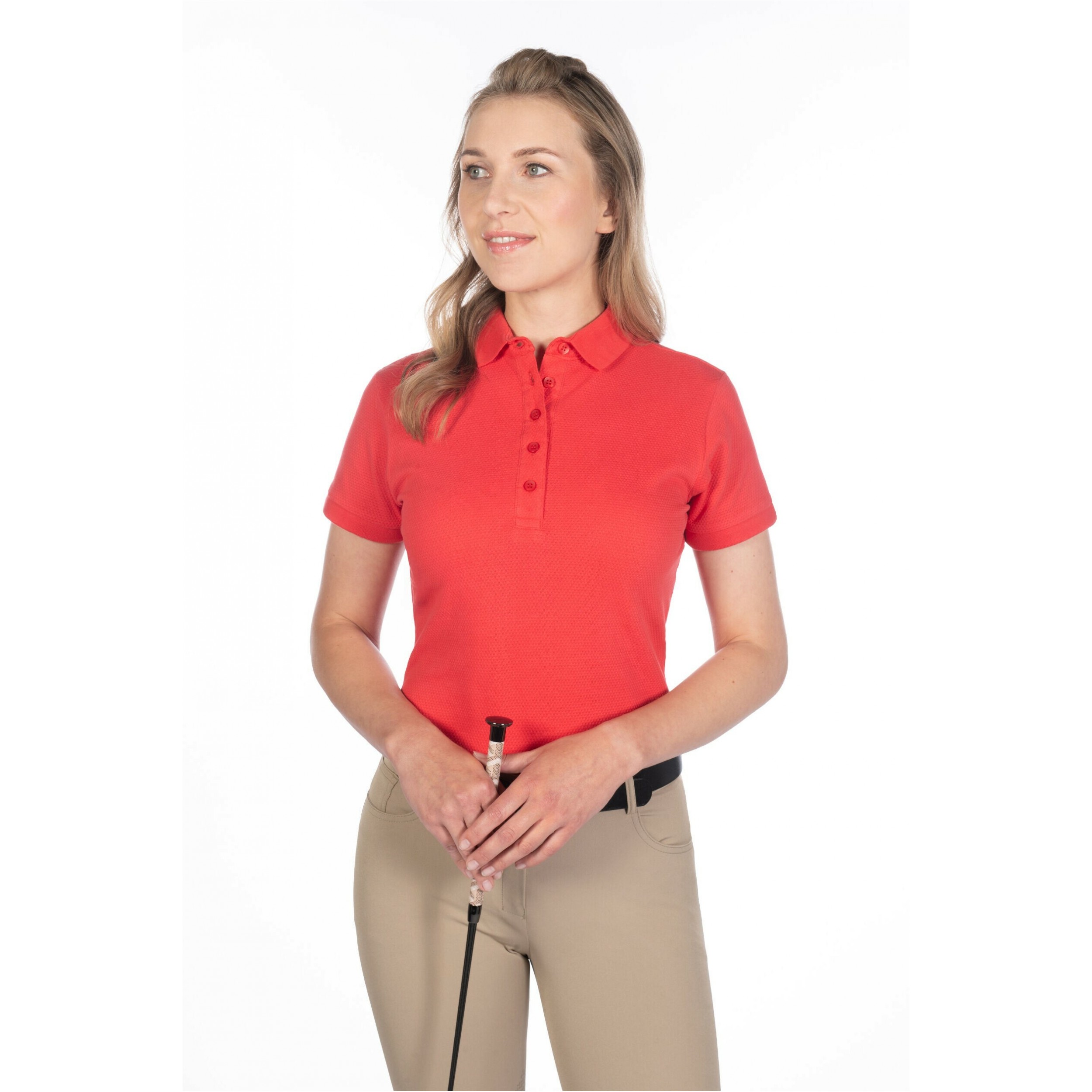 Damen Poloshirt ELISA rot