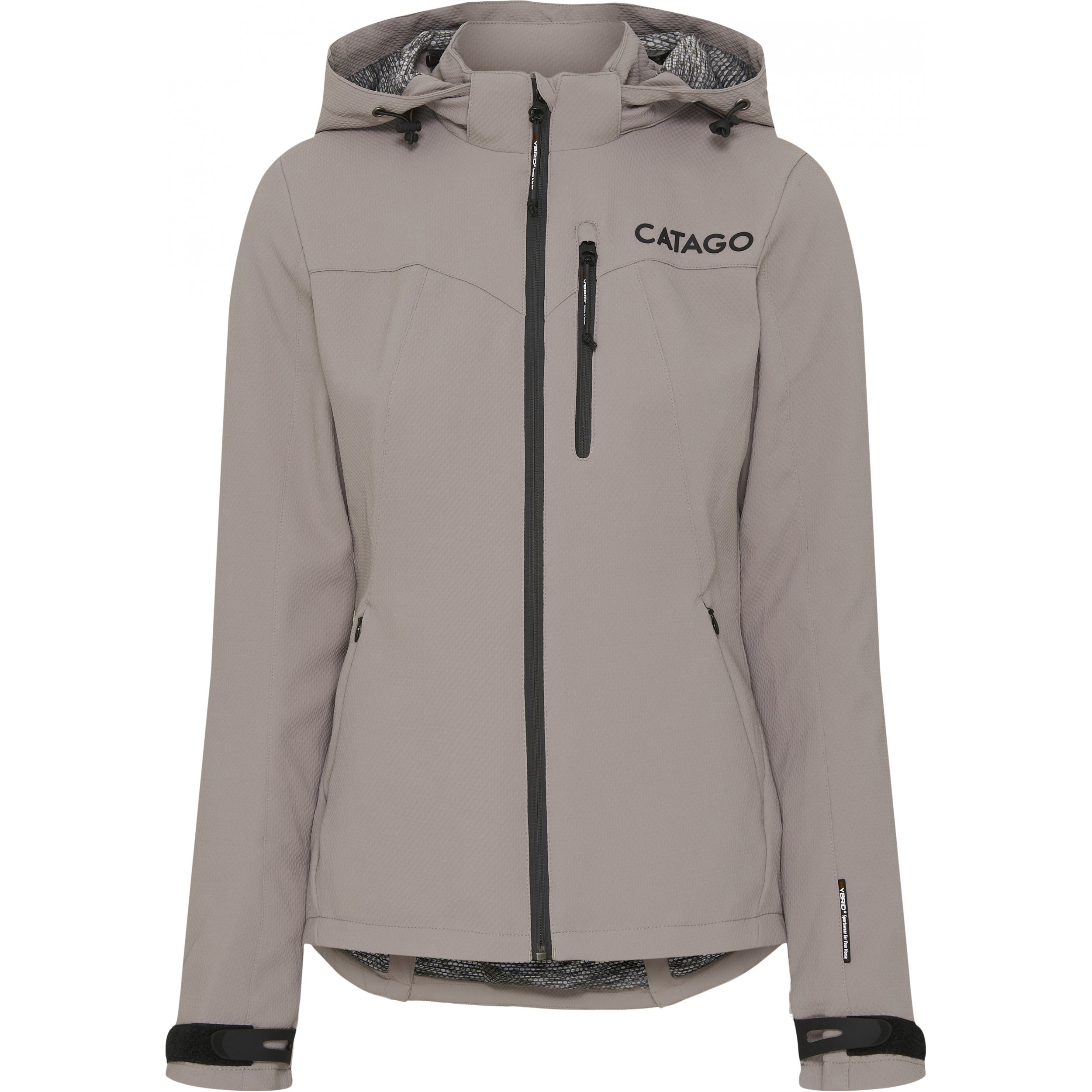 Damen Reitjacke kurz HYBRID driftwood