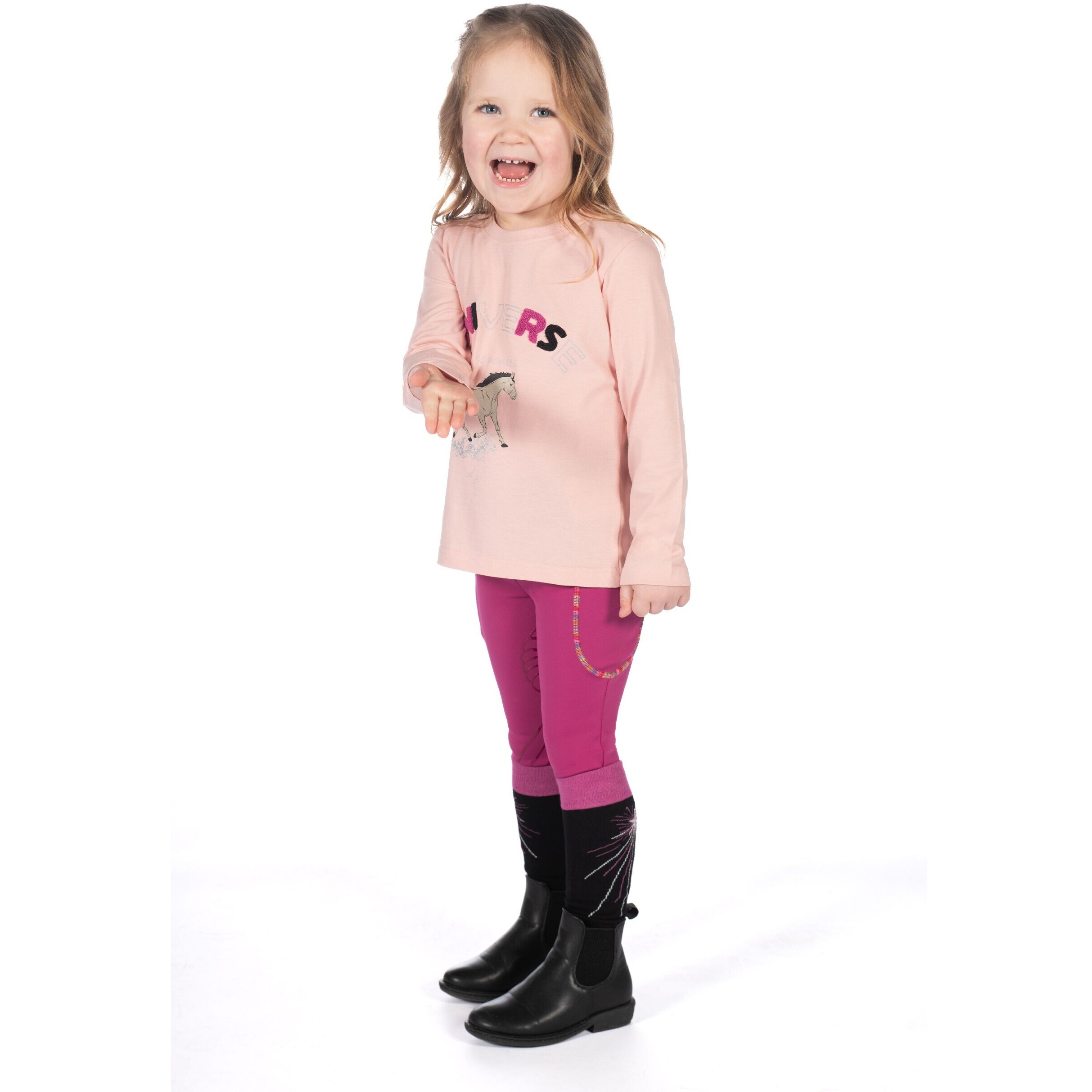 Kinder Langarmshirt POLLY rosa