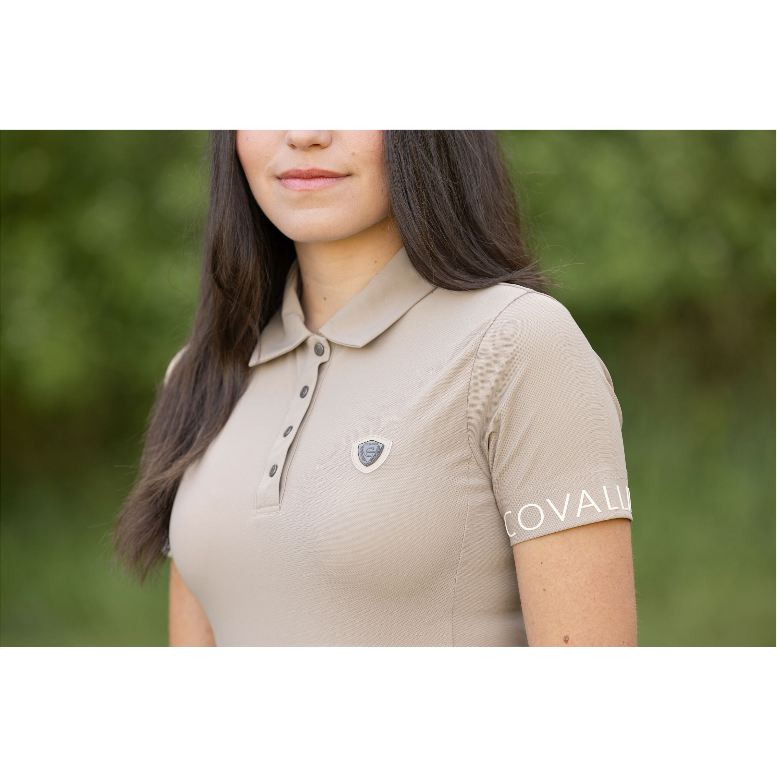 Damen Poloshirt F/S 2025 beige