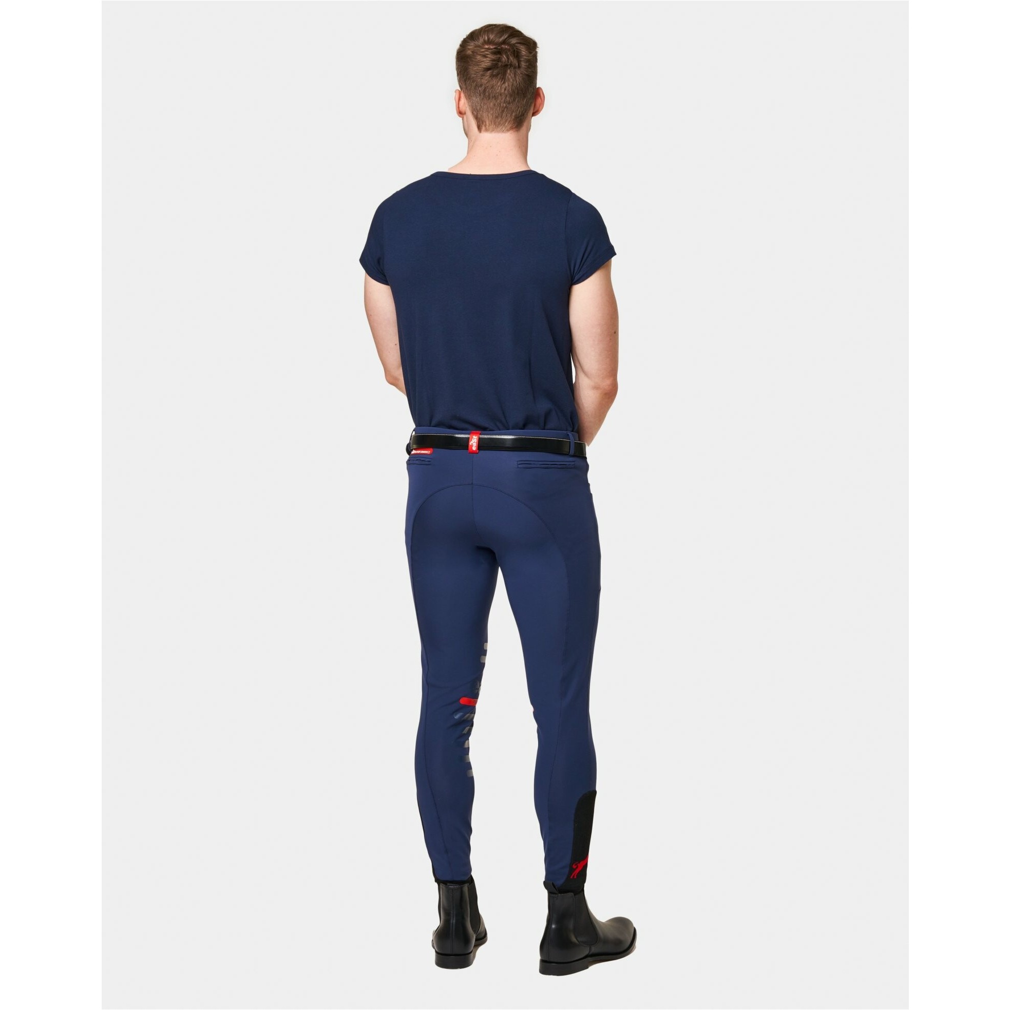 Herren Reithose Silikon Kniebesatz R2 Performance midnight blue