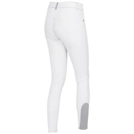 Damen Reithose Silikon Vollbesatz BASIC PLUS weiß