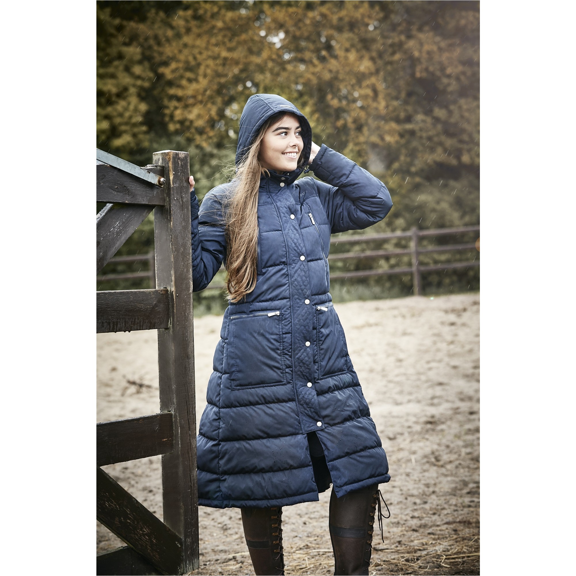 Damen Reitmantel CANDICE navy