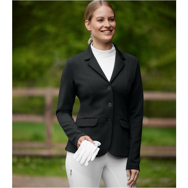 Damen Turnierjacket LINA schwarz