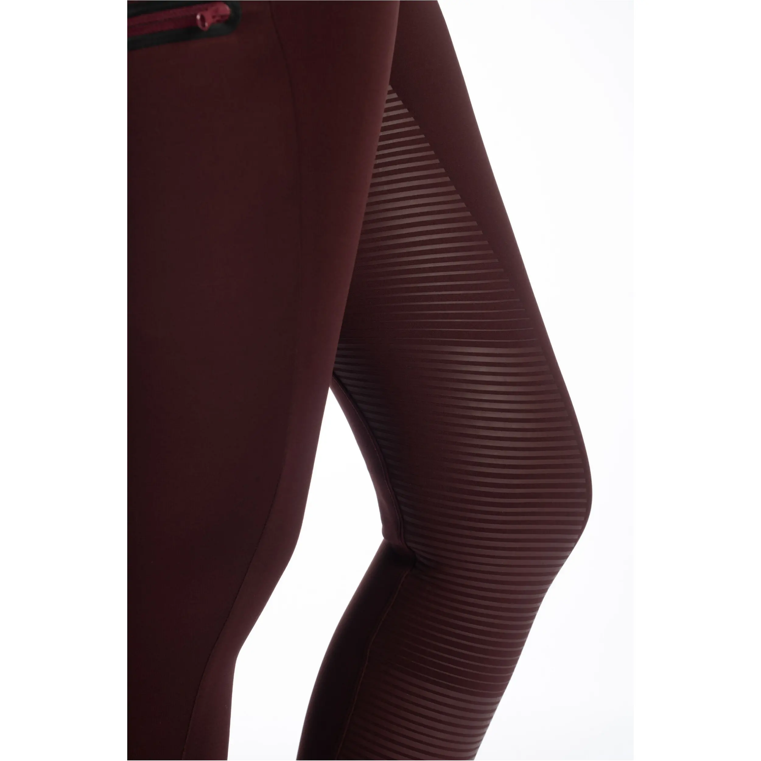 Winter Damen Reitleggings Silikon Vollbesatz LIVIGNO bordeaux