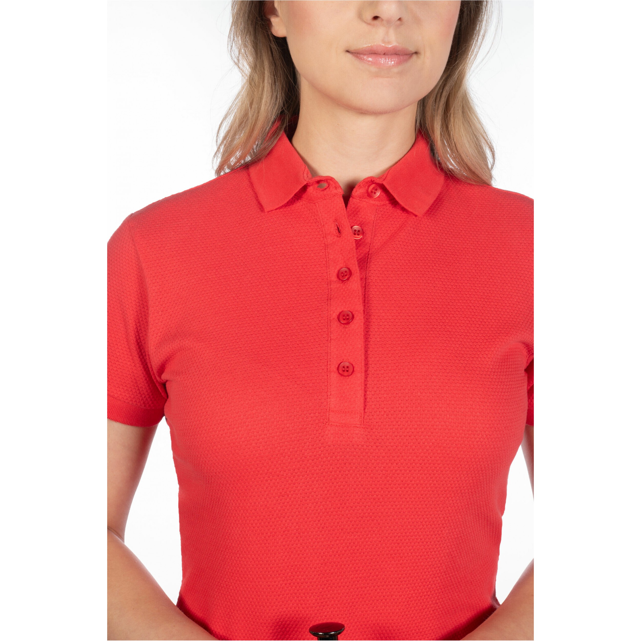 Damen Poloshirt ELISA rot