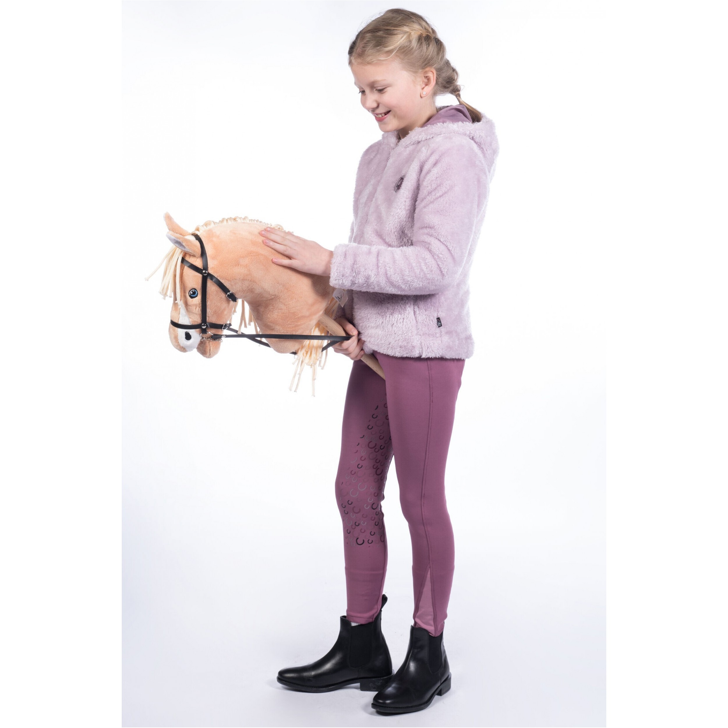 Winter Kinder Teddyjacke ALVA mauve