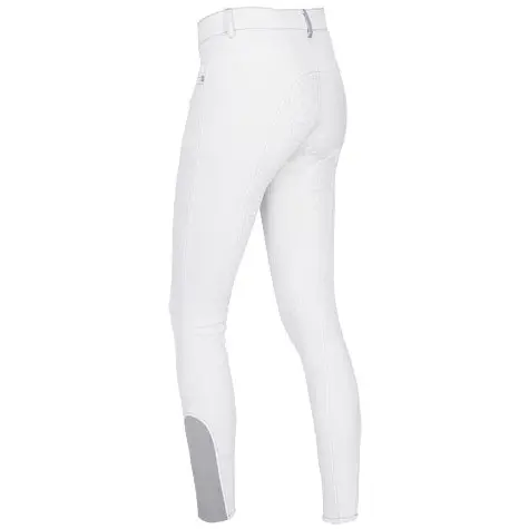 Damen Reithose Silikon Vollbesatz BASIC PLUS weiß