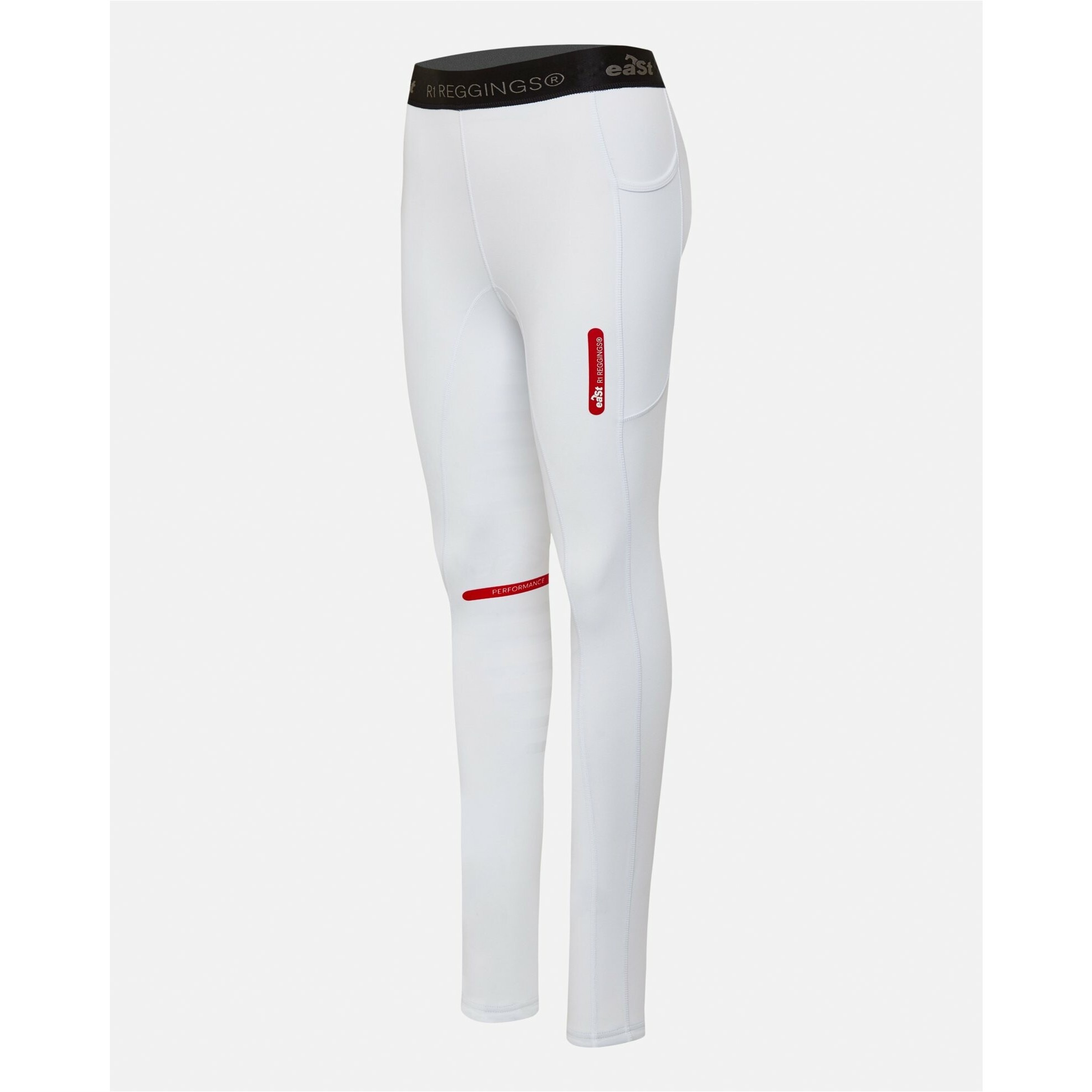 Damen Reitleggings Silikon Halbbesatz REGGINGS R1 weiß