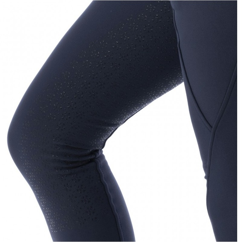 Winter Damen Reitleggings Silikon Vollbesatz DOLOMYT marineblau