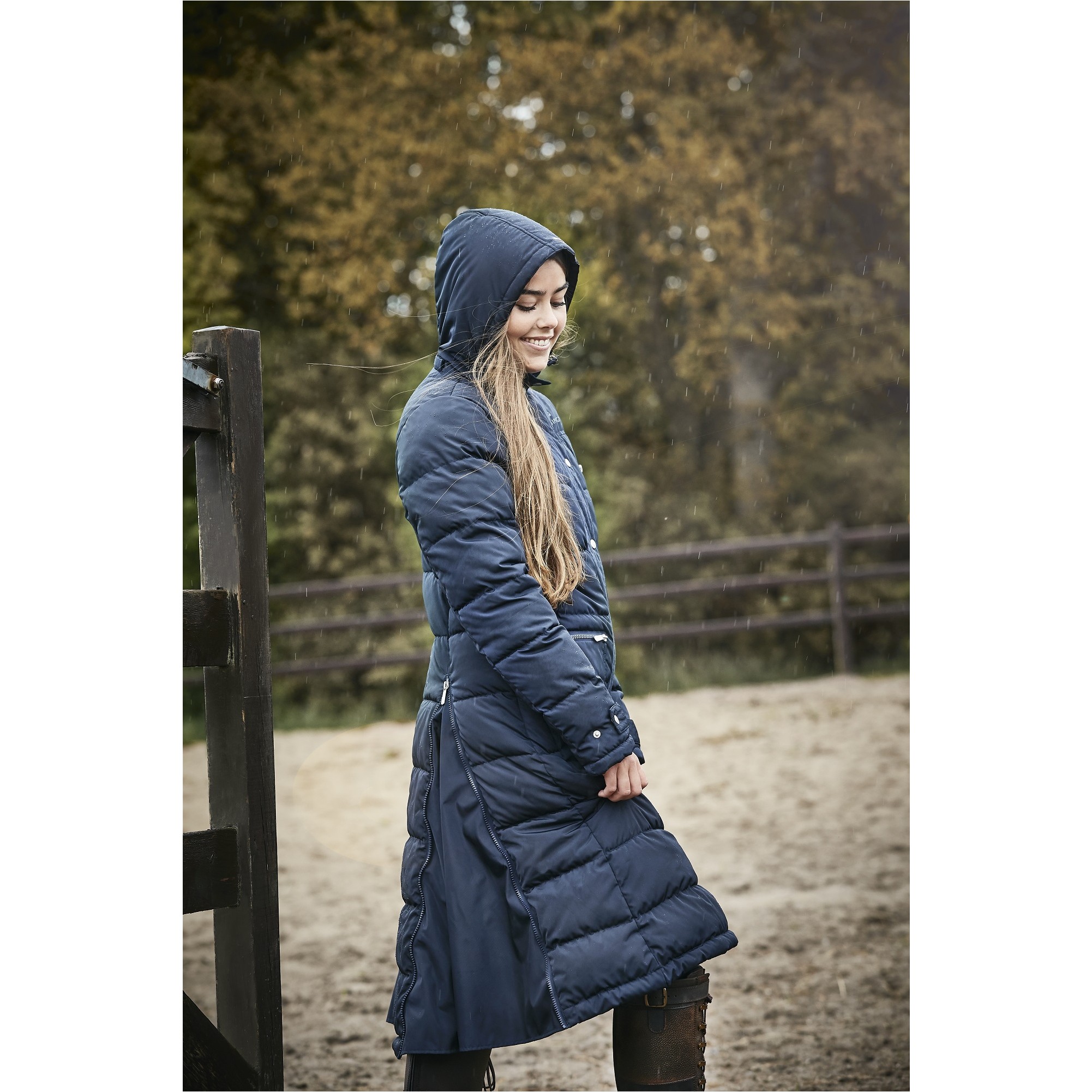 Damen Reitmantel CANDICE navy