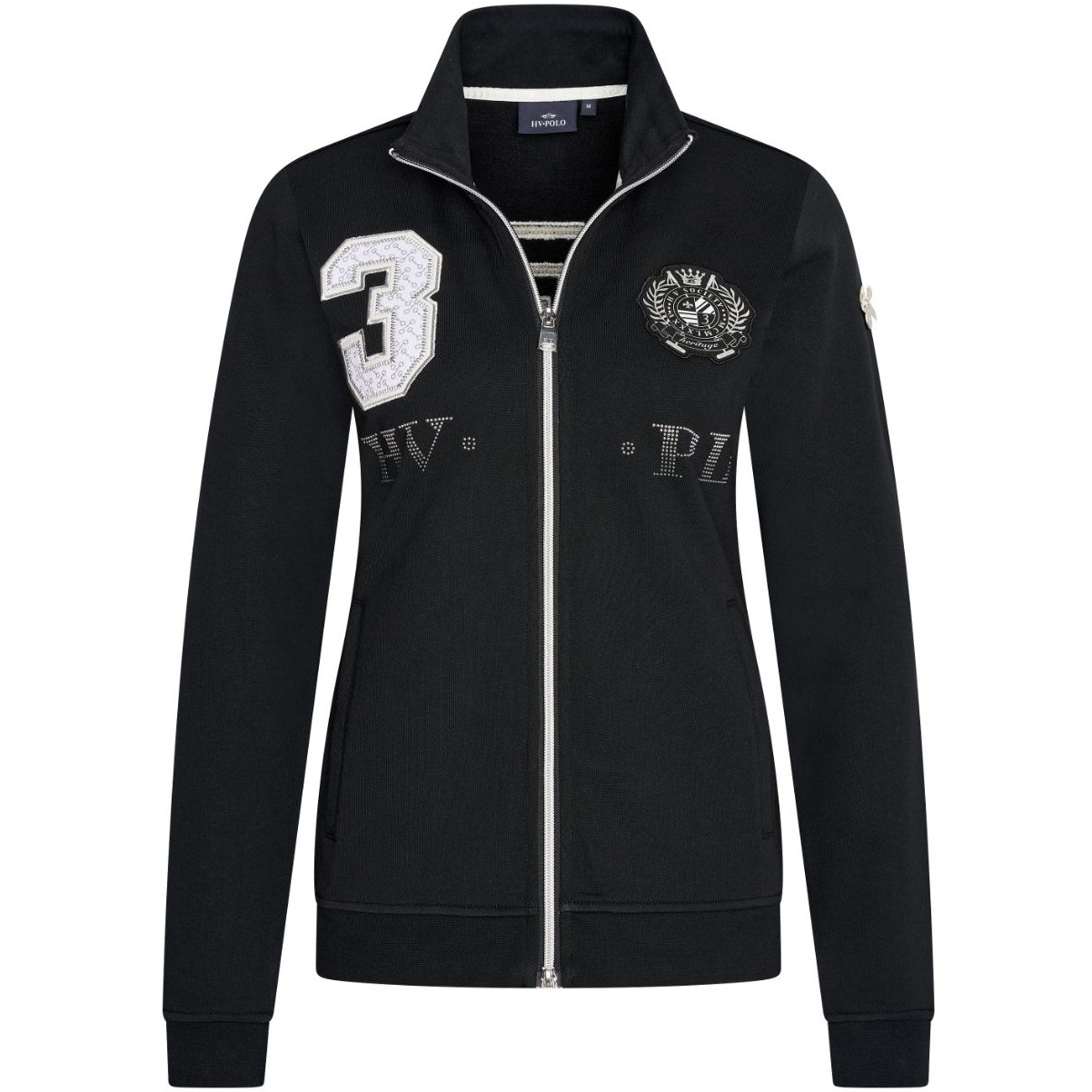 Damen Sweatjacke Favouritas Gold HV Polo black