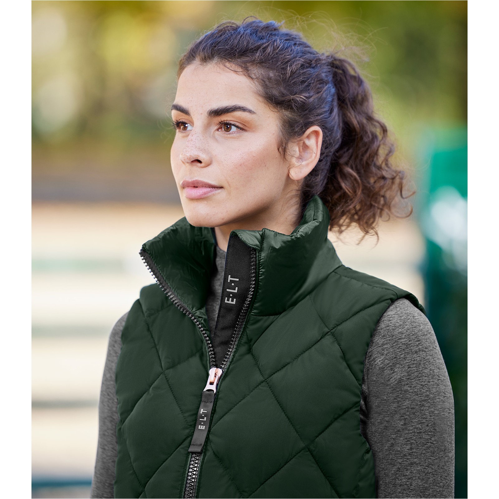 Winter Damen Lightweight Weste MALMÖ smaragd