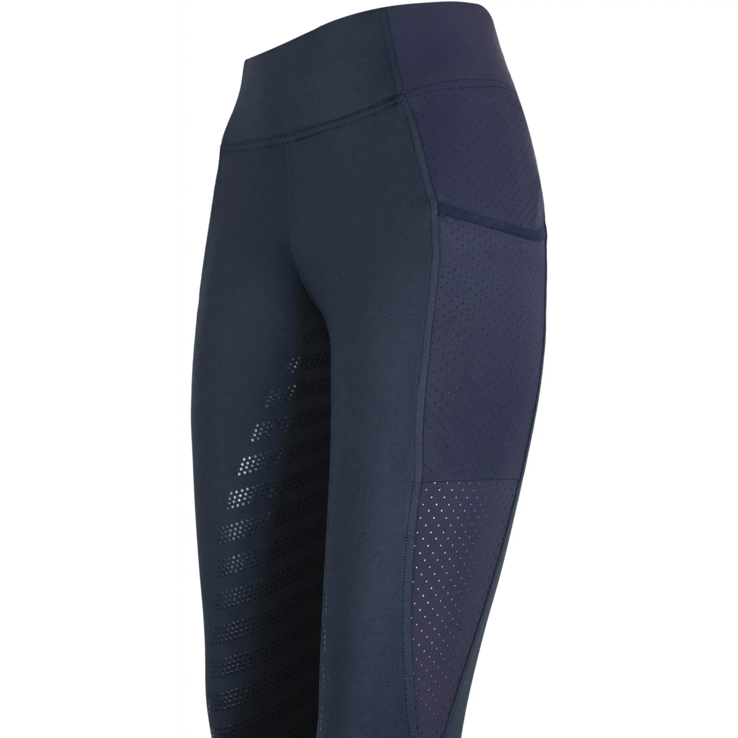 Sommer Damen Reitleggings Silikon Vollbesatz LEA dark navy