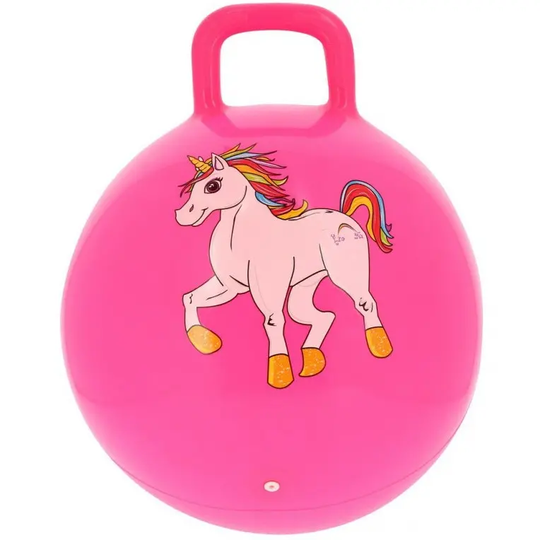 Hüpfball LICORNE neonrosa