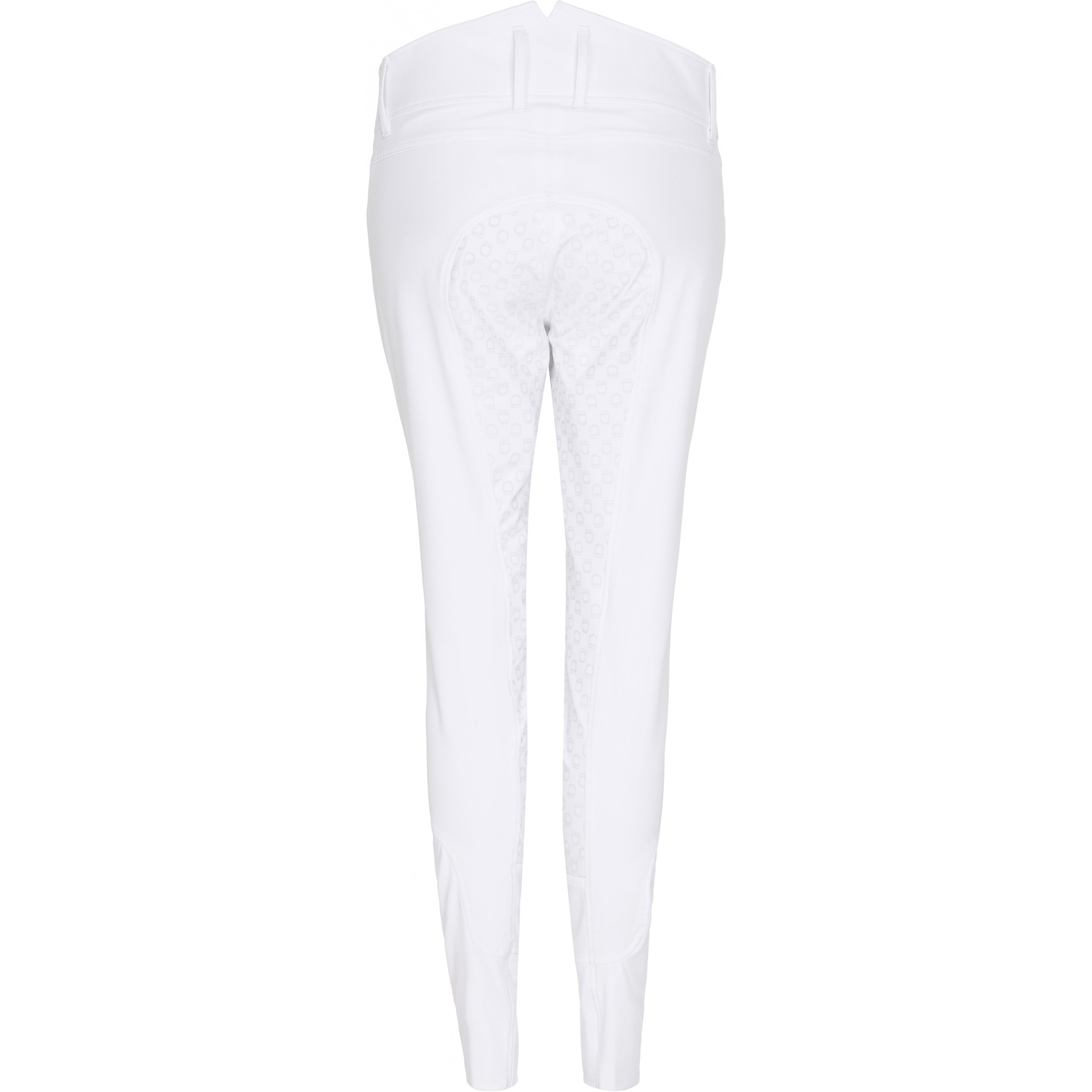 Damen Reithose Silikon Vollbesatz ANDALOUSE Hochbund weiss