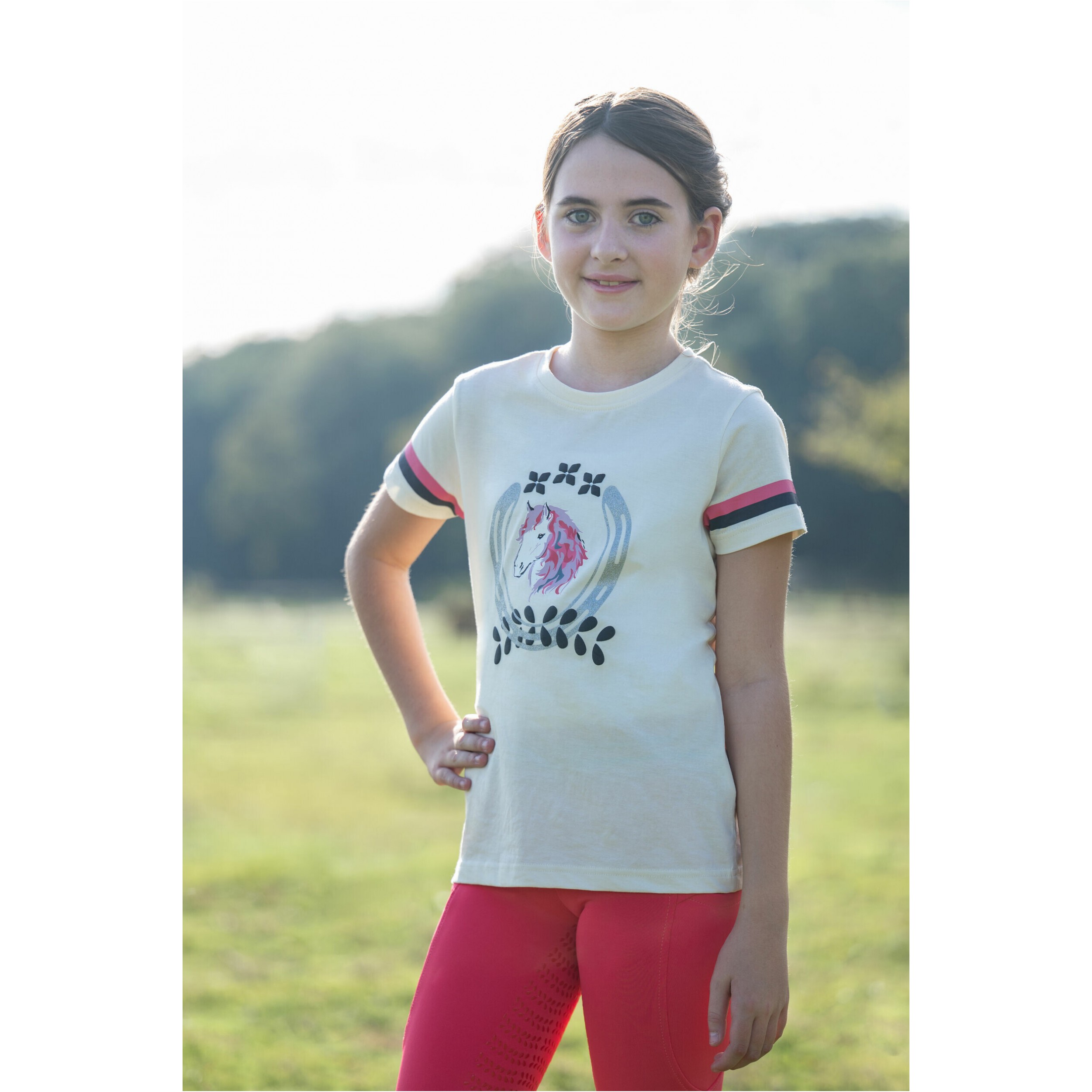 Kinder T-Shirt AYMEE wollweiß