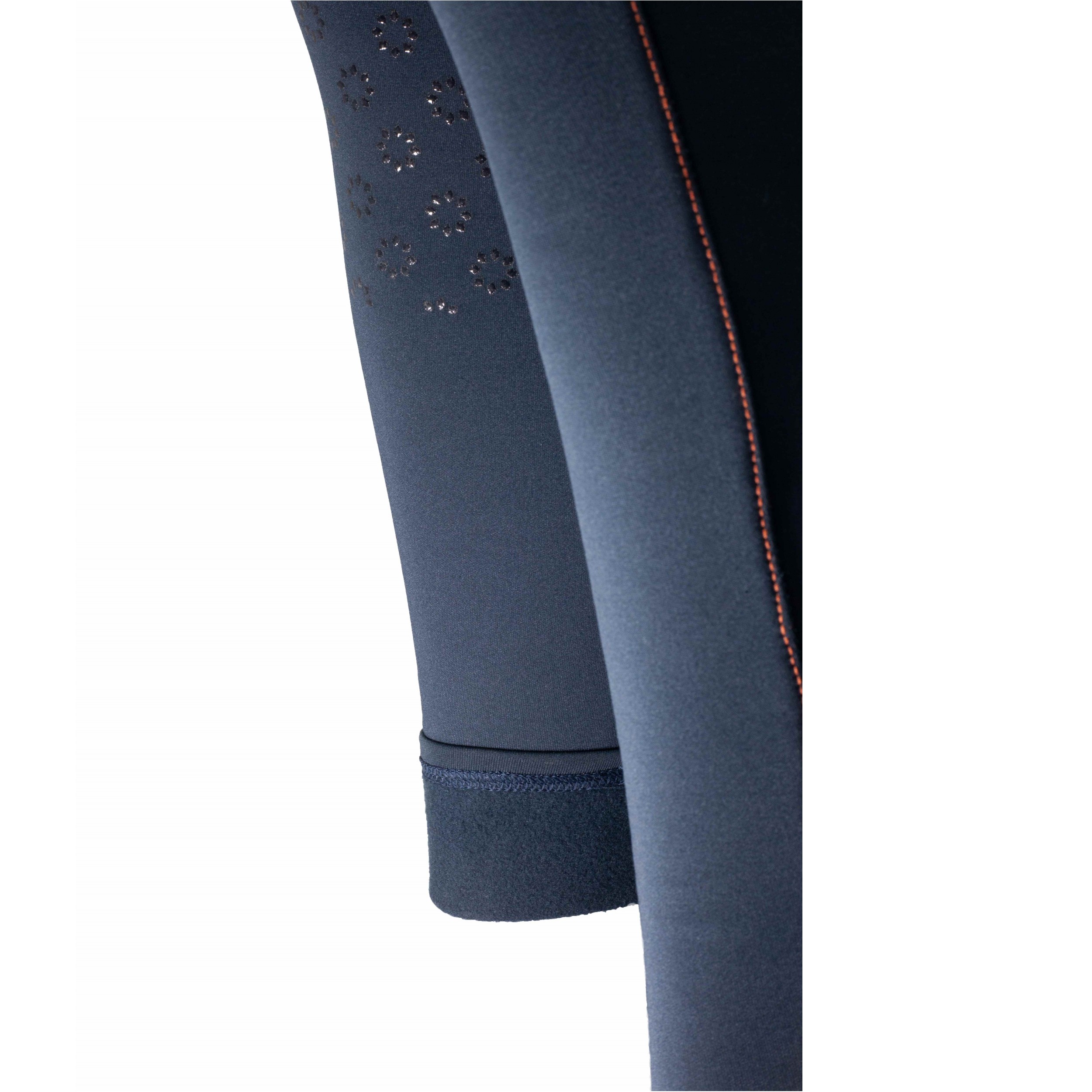 Winter Damen Reitleggings Silikon Vollbesatz LISA marine