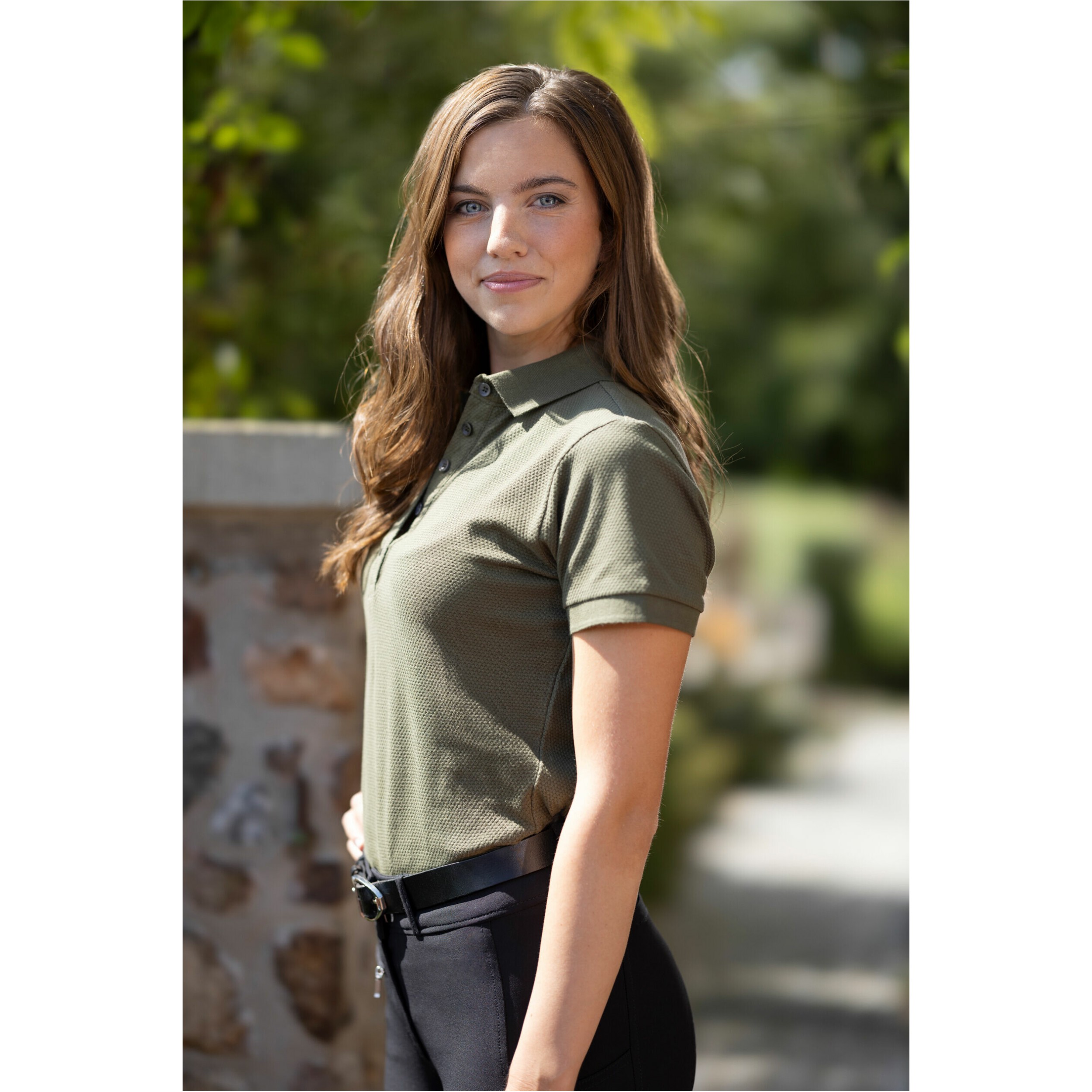 Damen Poloshirt ELISA khaki