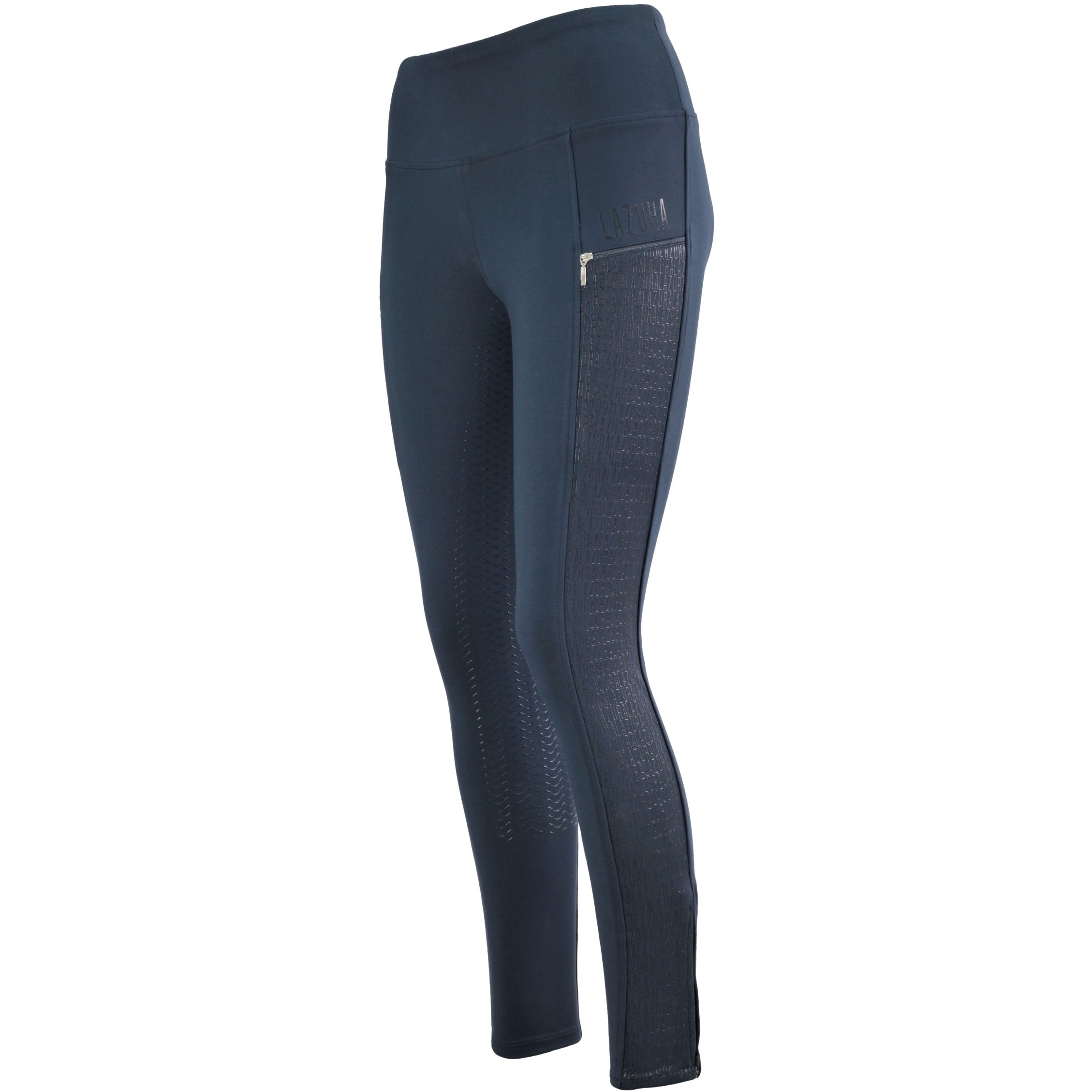 Damen Reitleggings Silikon Vollbesatz DIANA nachtblau