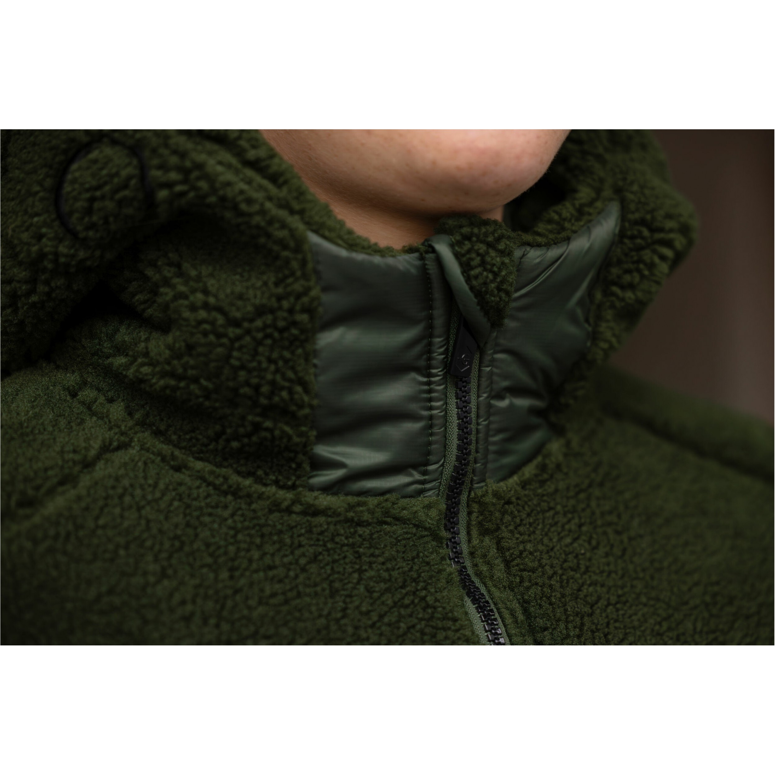 Damen Hoodyjacke H/W24 opal green