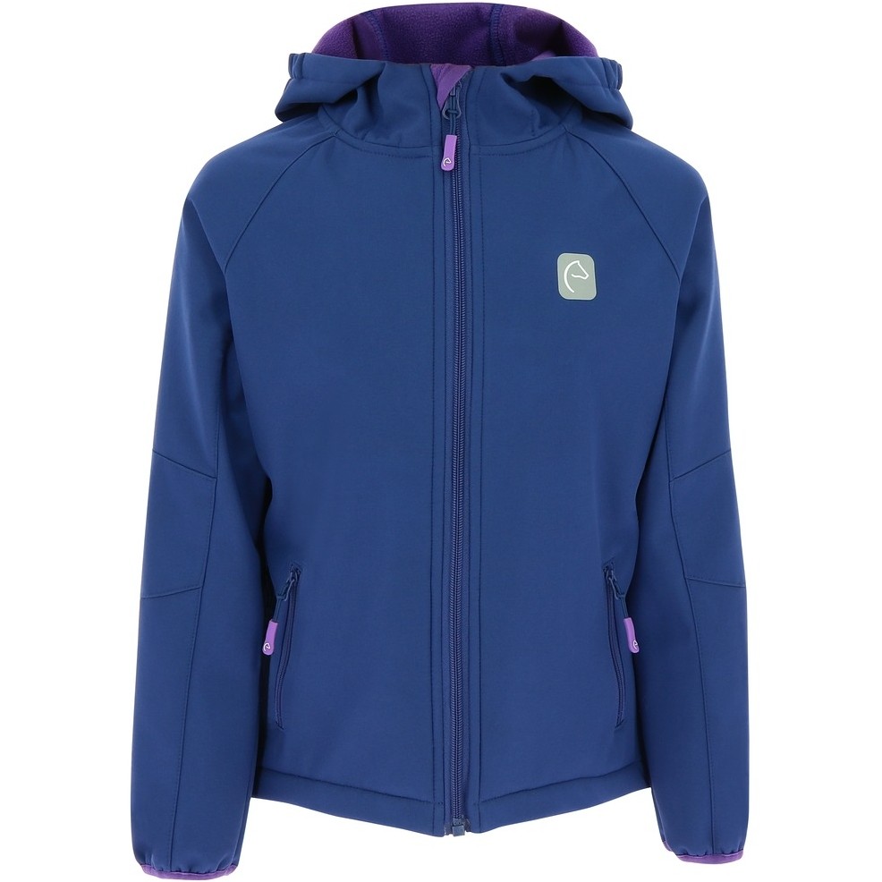 Kinder Reitjacke AMANDINE Softshell marineblau