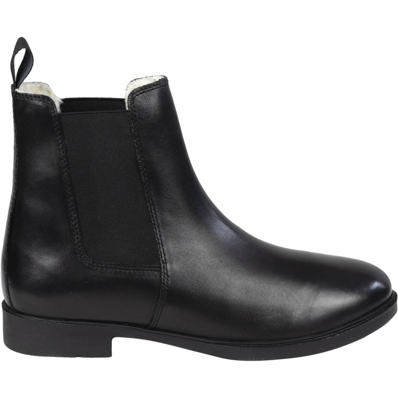 Winter Jodhpur Reitstiefeletten BASIC PLUS Echtleder schwarz 