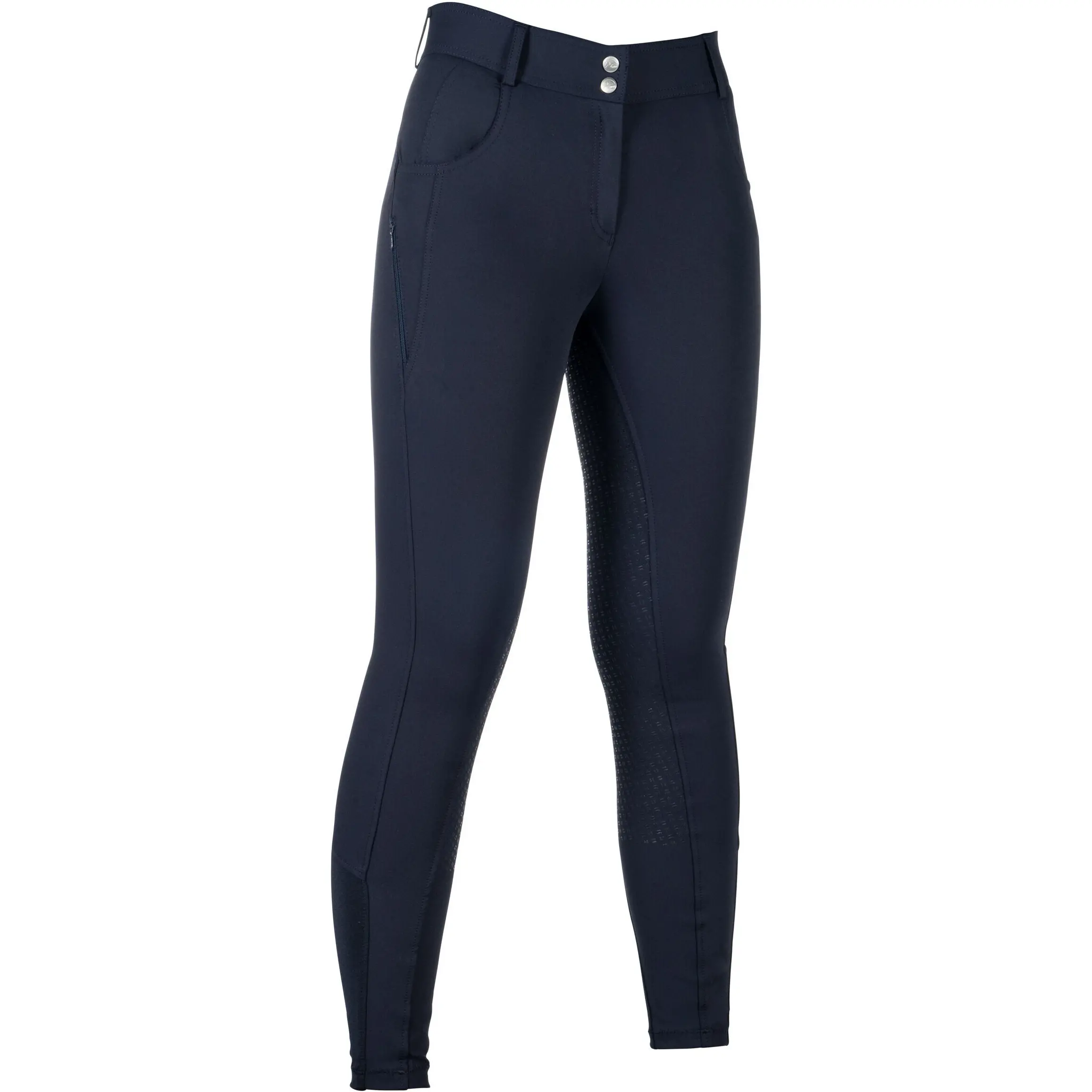 Damen Reithose Silikon Vollbesatz ARI MID RISE dunkelblau