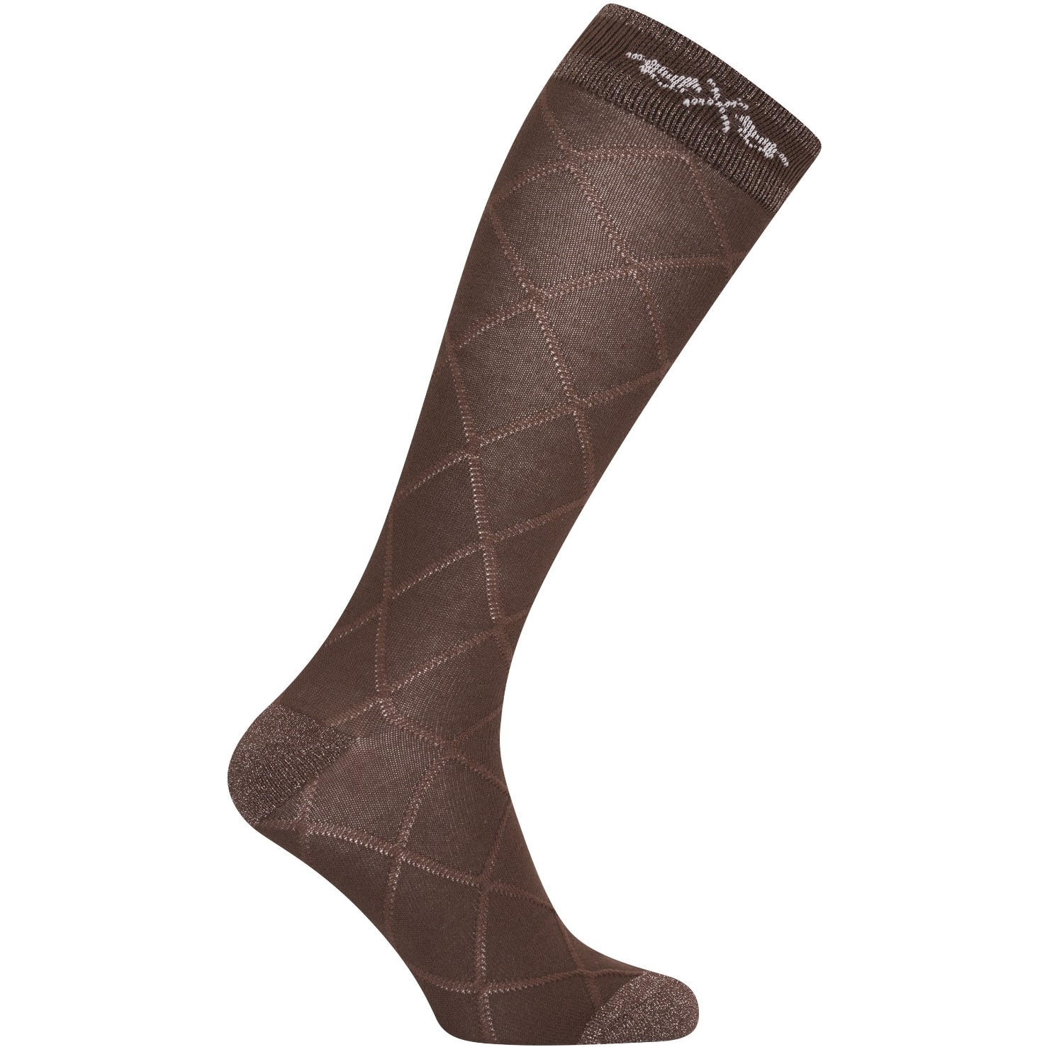 Damen Reitsocken HVPLouise dark taupe