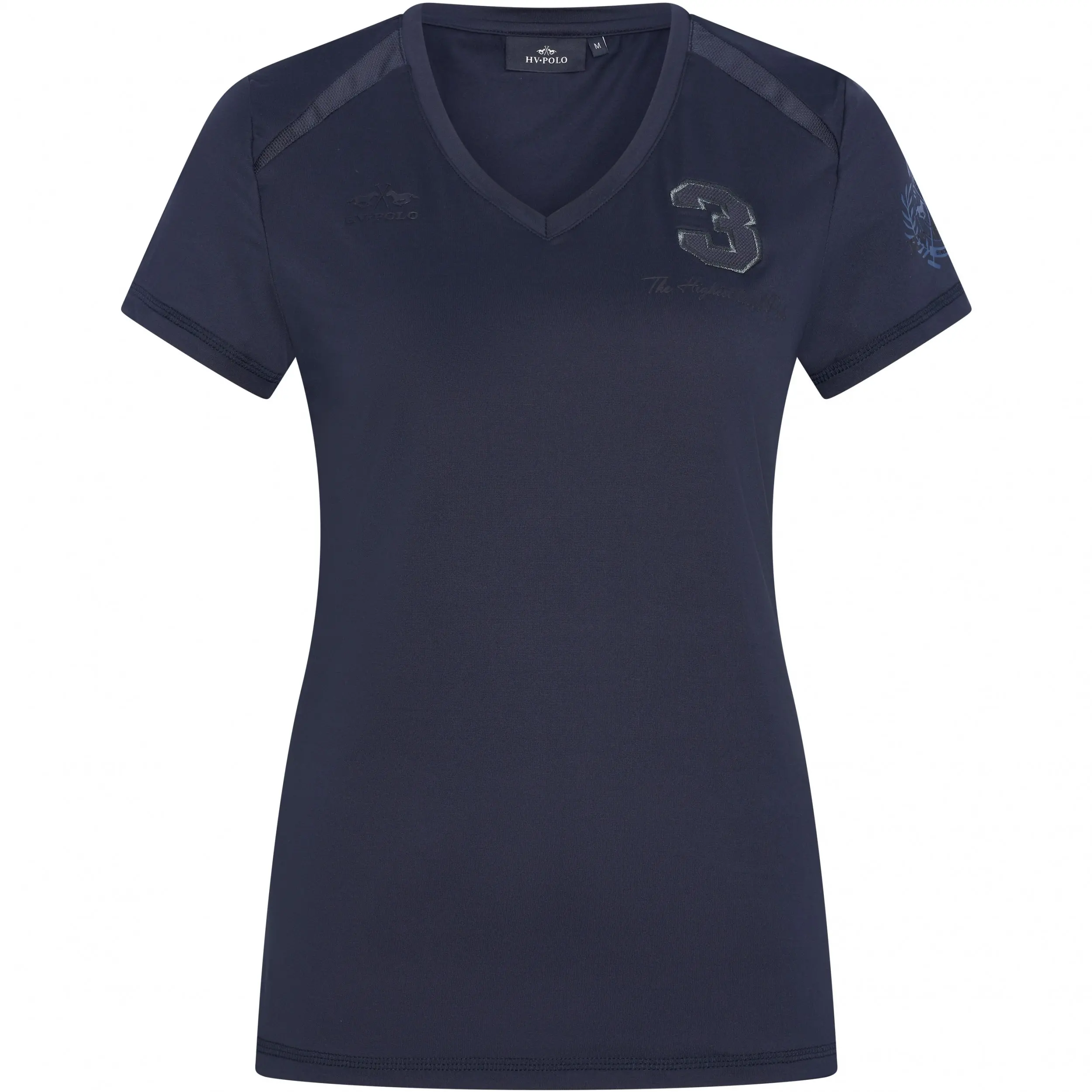 Damen T-Shirt HVPFavouritas Tech Luxury navy