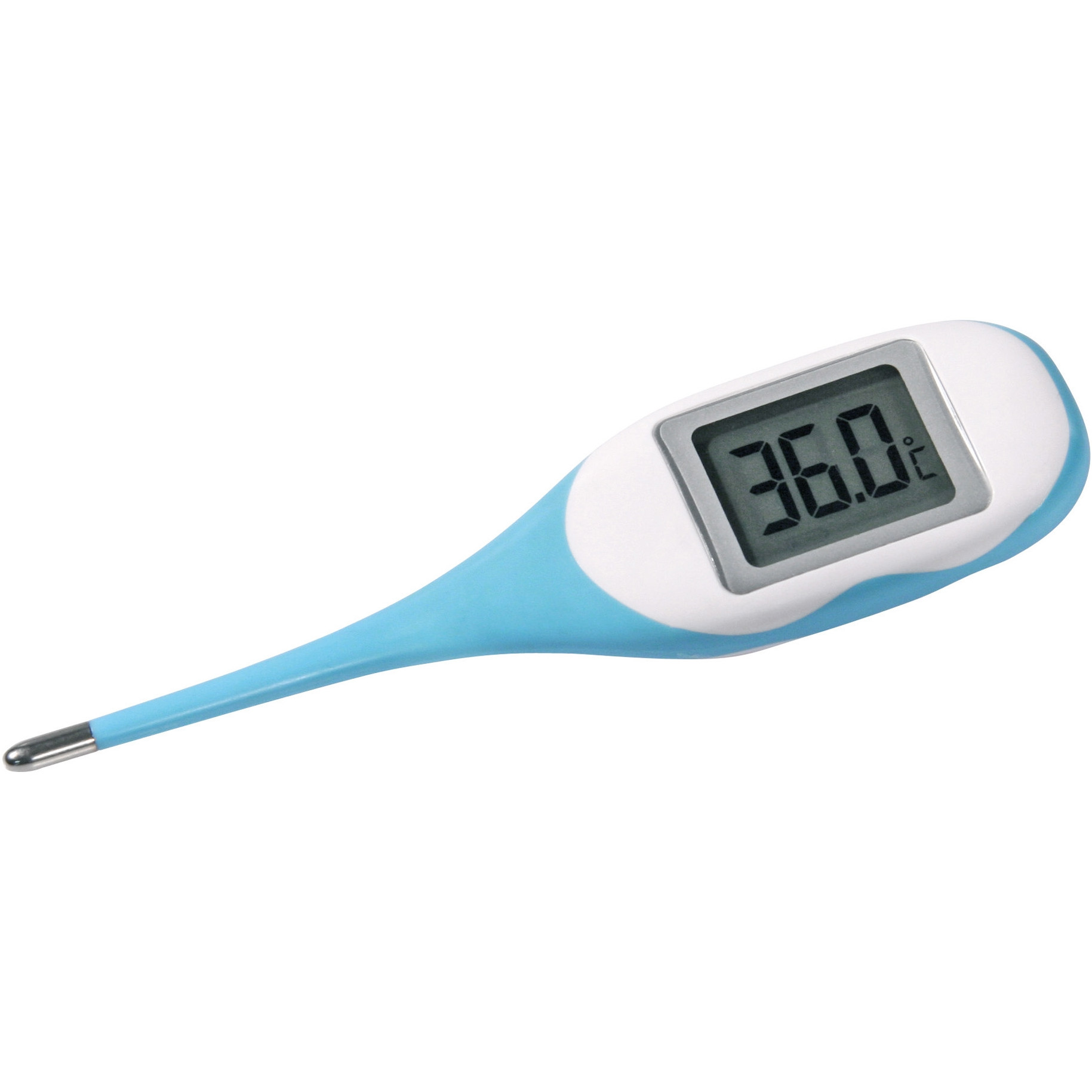 Fieberthermometer wasserfest flexible Sonde großes Display