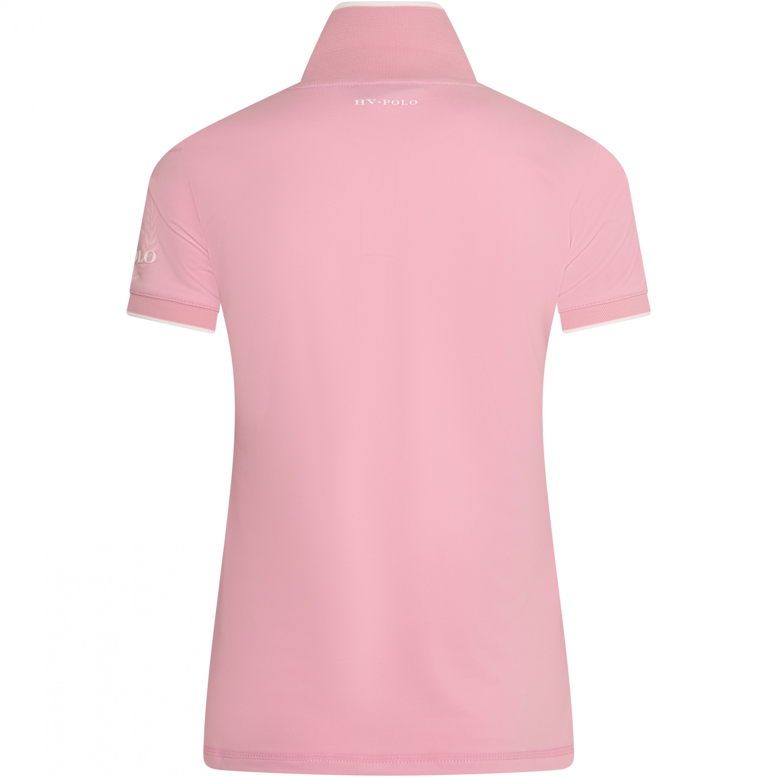 Damen Poloshirt HVPFavouritas Tech happy pink