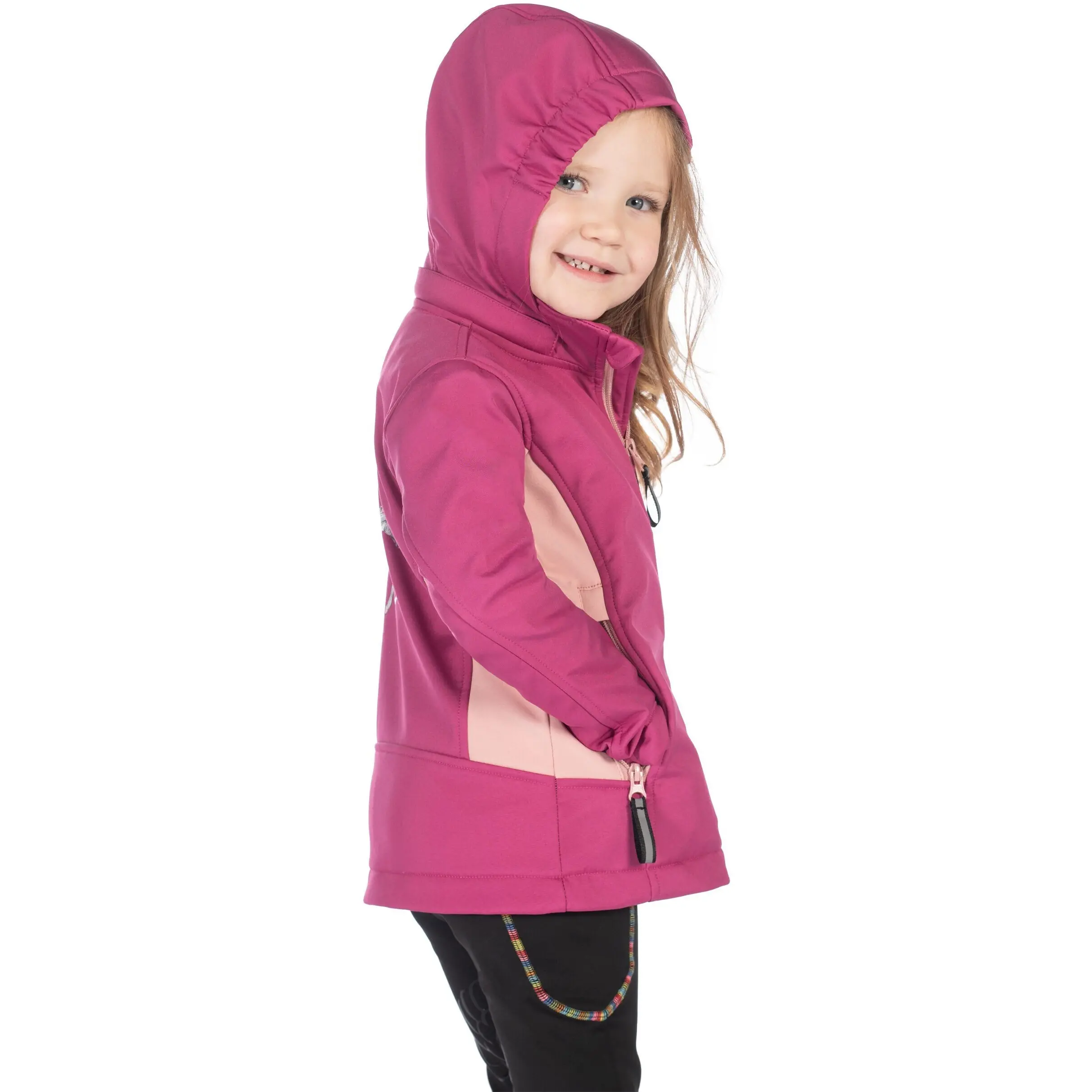 Kinder Softshelljacke POLLY magenta