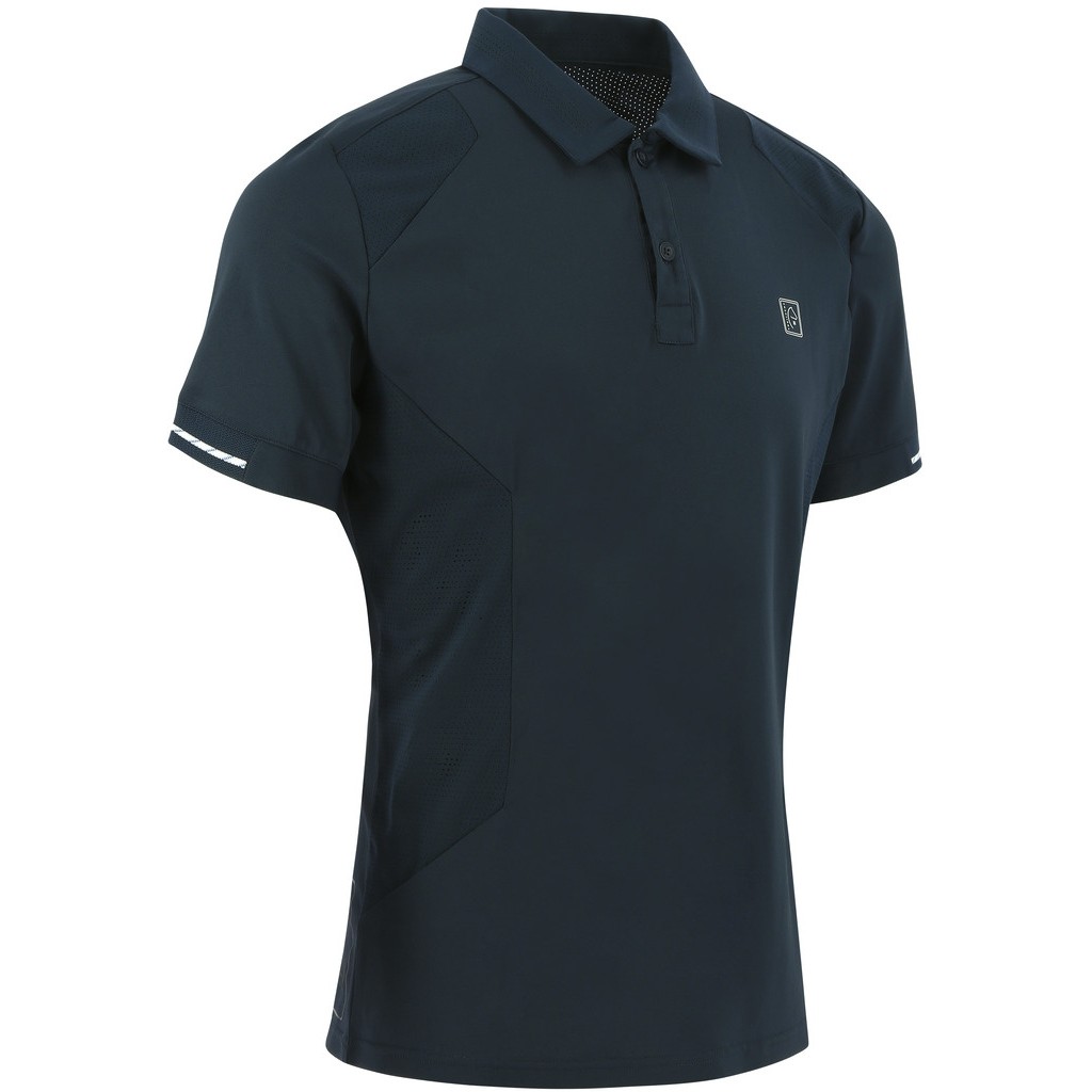 Herren Poloshirt ERIC mit Mesheinsätzen marineblau