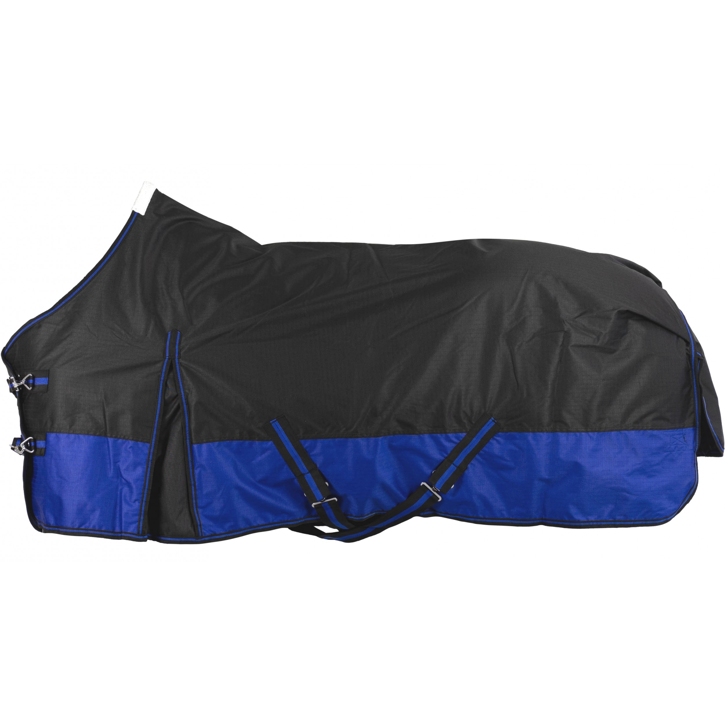 Weidedecke Polarfleece 600D BASICLINE schwarz/royalblau - Posten