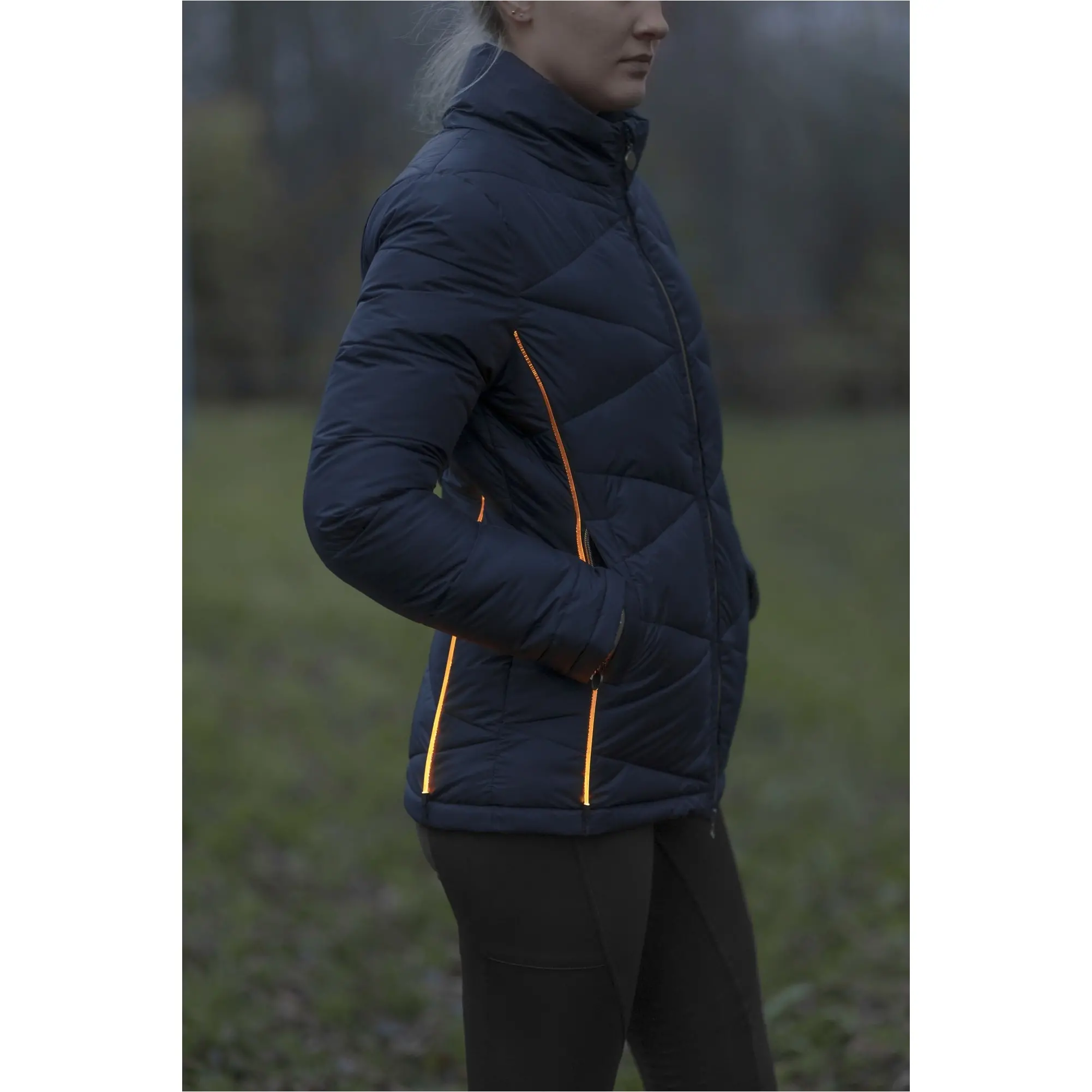 Damen Steppjacke LED dark navy