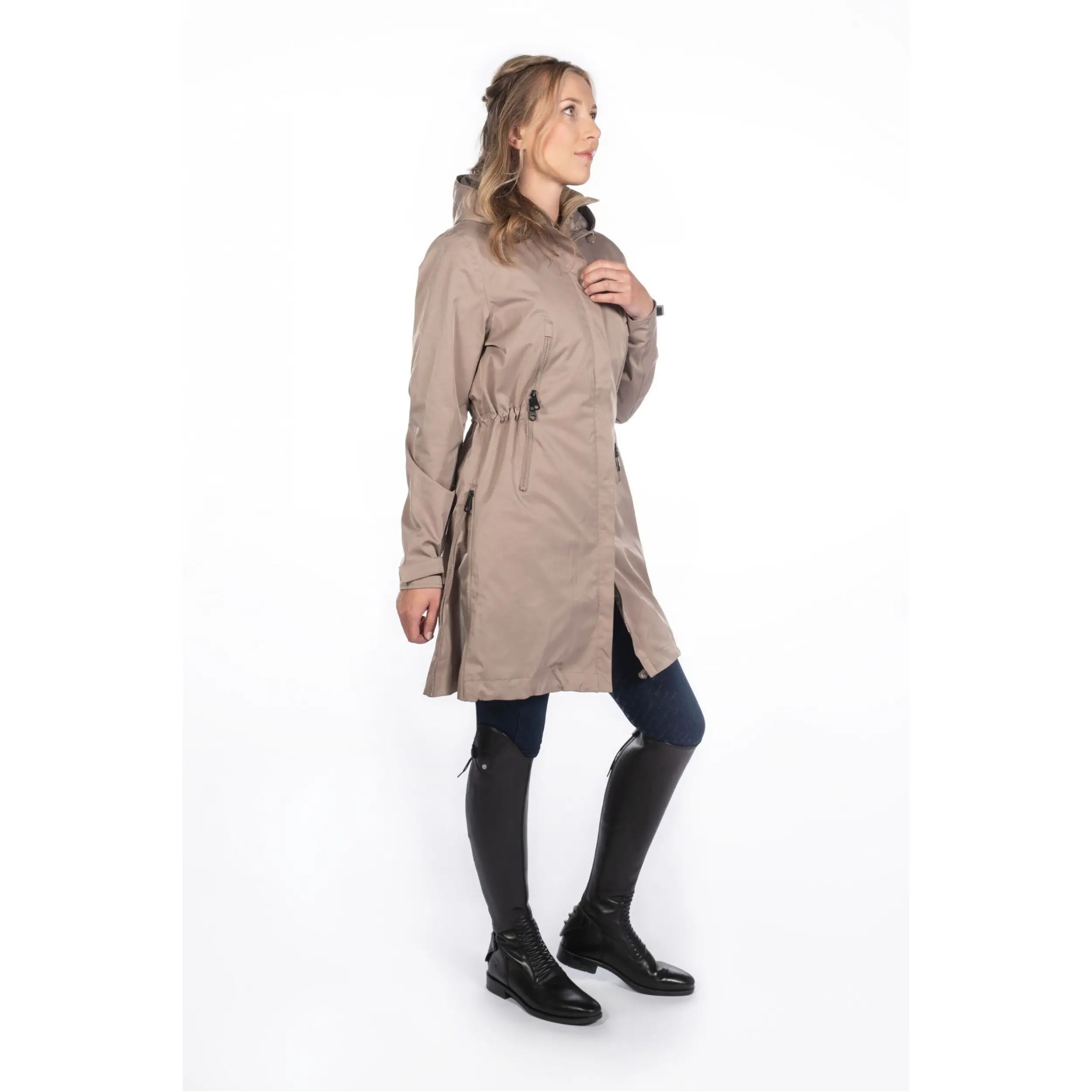 Damen Parka 2 in 1 ALPINE taupe