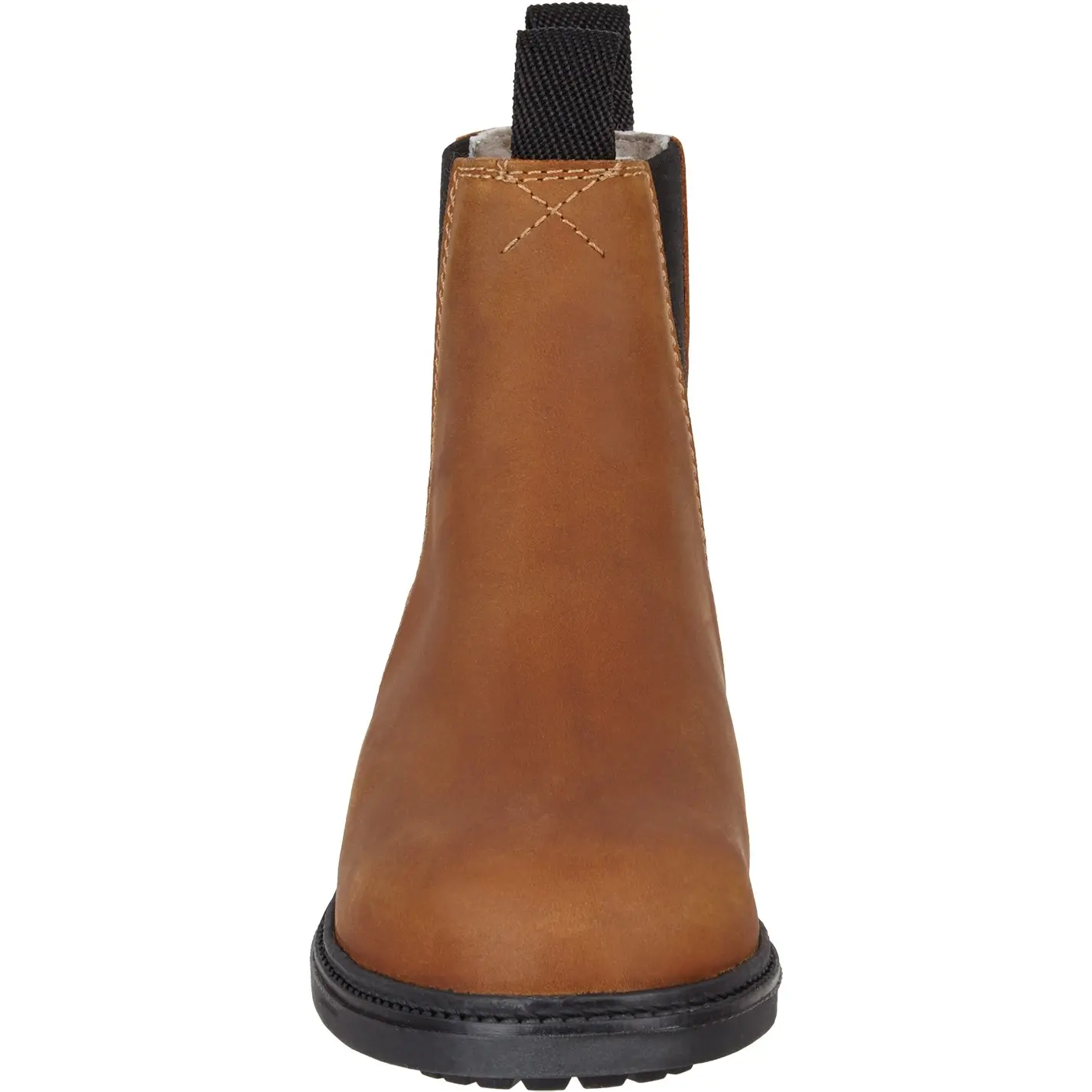 Winter Reitstiefeletten NEW WORK Echtleder cognac