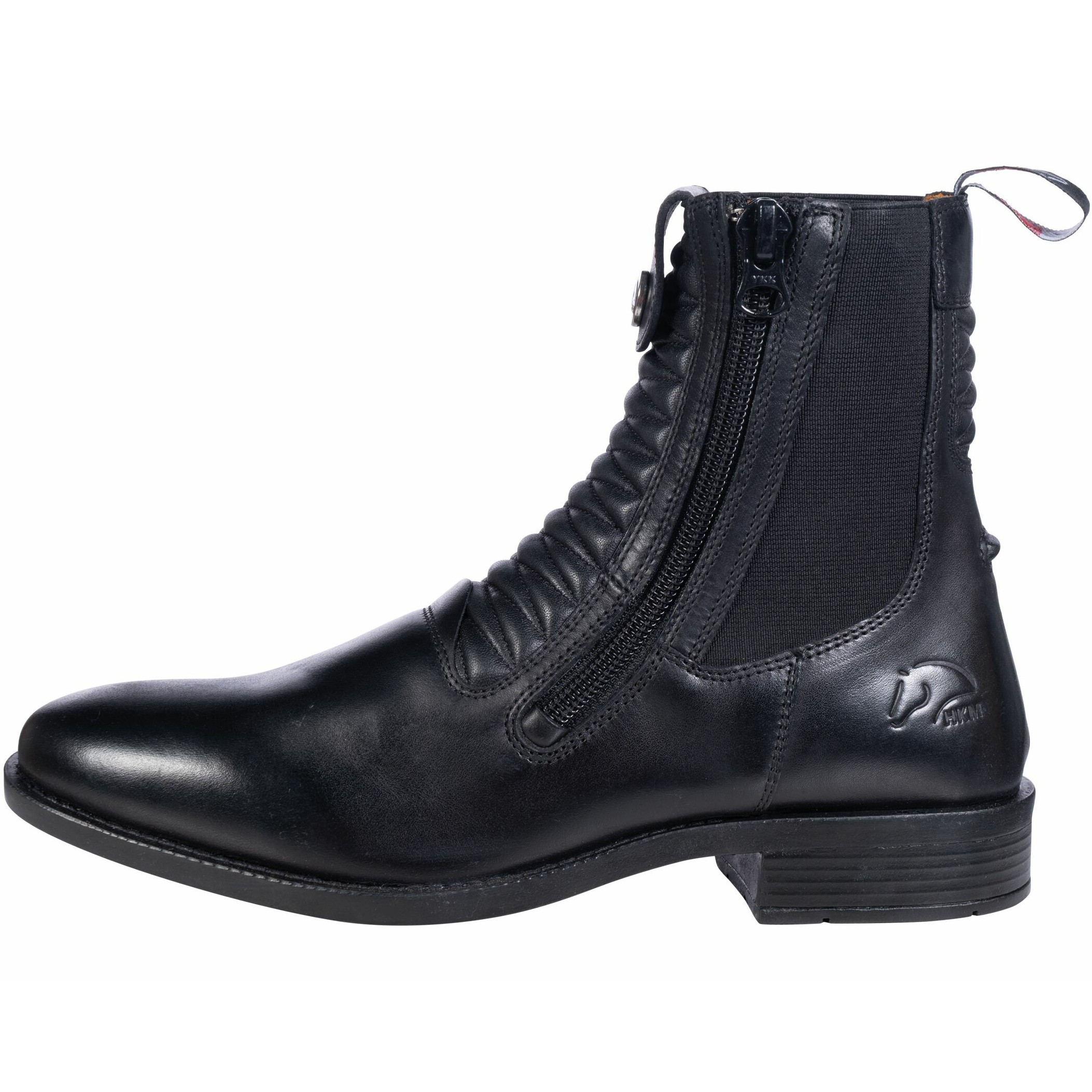 Damen Reitstiefeletten KILLARNEY Echtleder schwarz