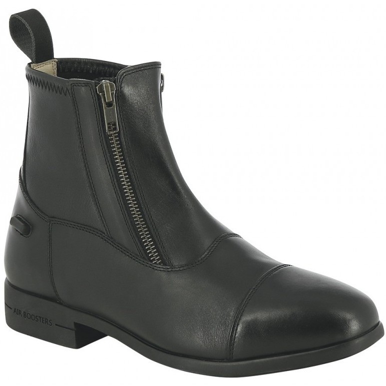 Reitstiefeletten DOUBLE ZIP schwarz