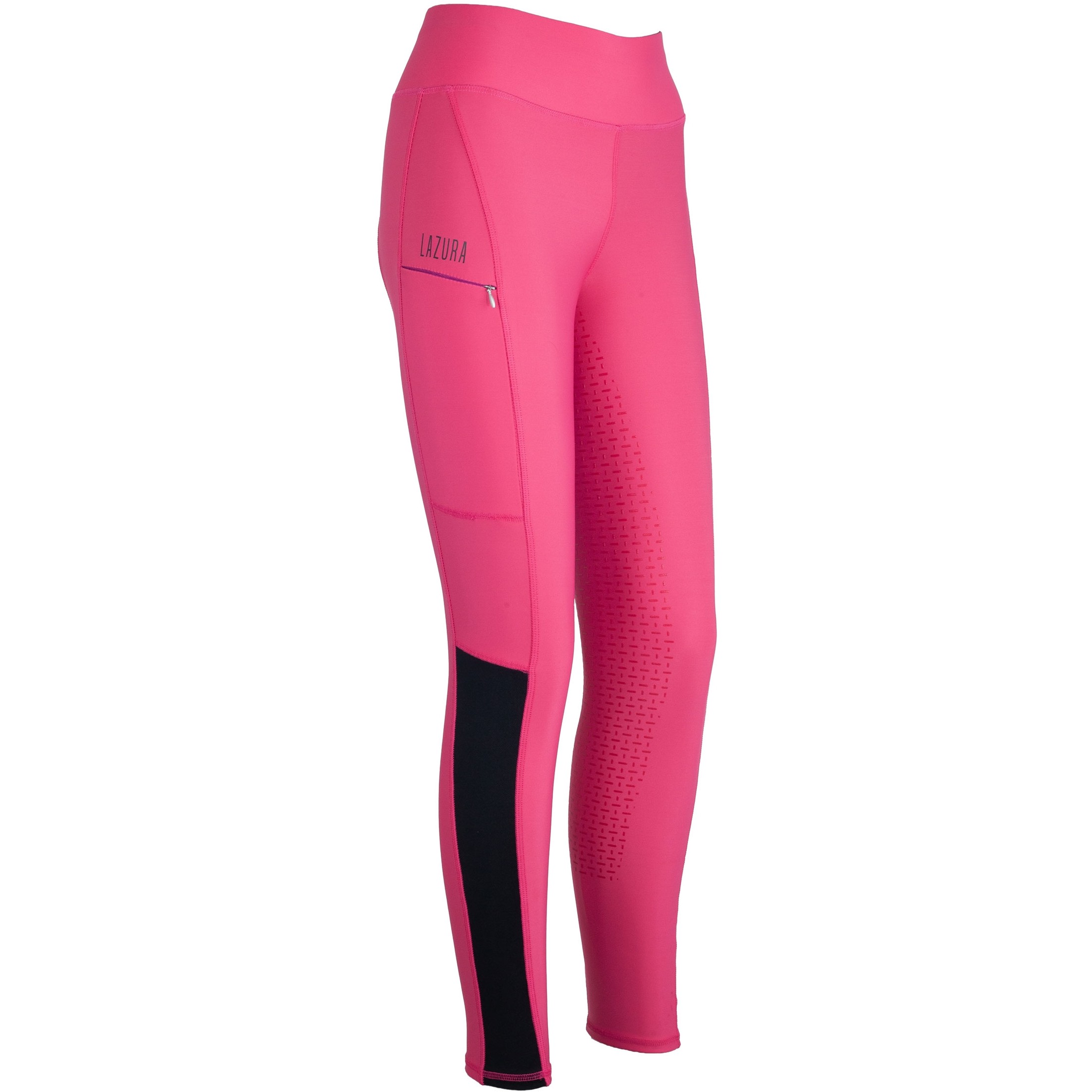 Kinder Reitleggings Silikon Vollbesatz ADVENTURE pink