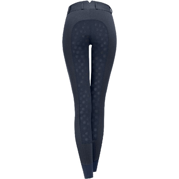 Winter Damen Reithose Silikon Vollbesatz FUN SPORT Hochbund nachtblau